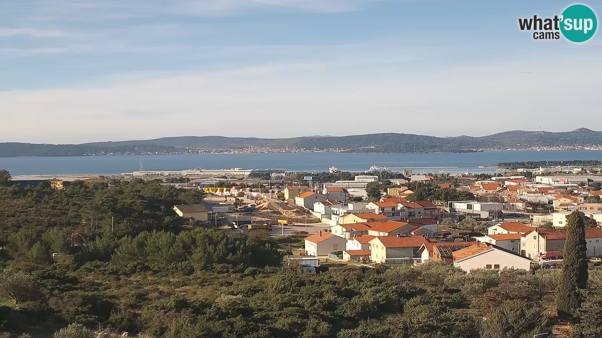 Panorama de la Webcam del Puerto Gazenica de Zadar, Zadar, Croacia
