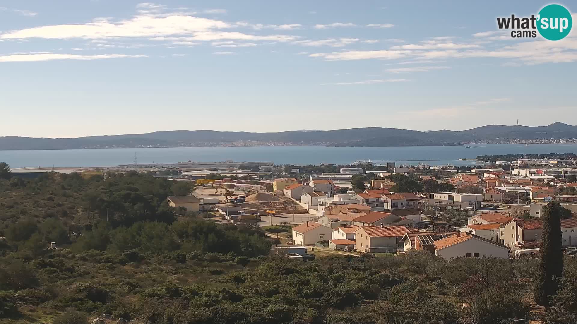 Zadar Pristanišče Gazenica s panoramsko spletno kamero, Zadar, Hrvaška