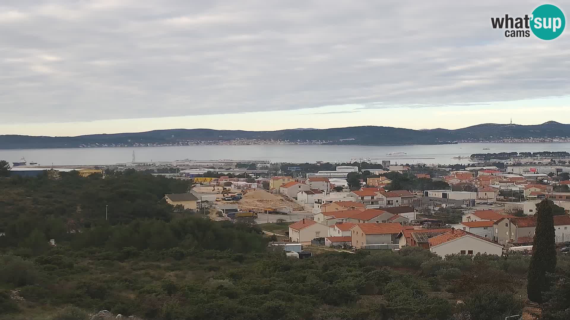 Zadar Pristanišče Gazenica s panoramsko spletno kamero, Zadar, Hrvaška