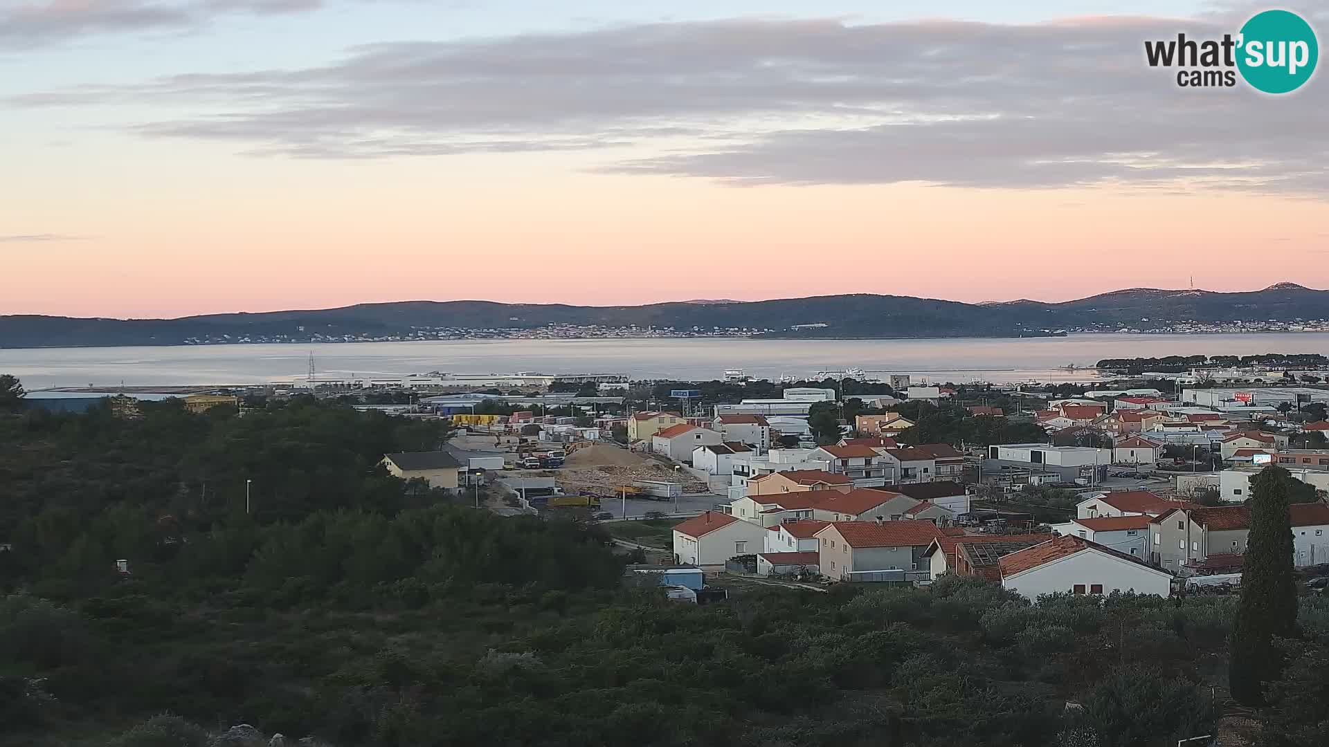 Zadar Pristanišče Gazenica s panoramsko spletno kamero, Zadar, Hrvaška