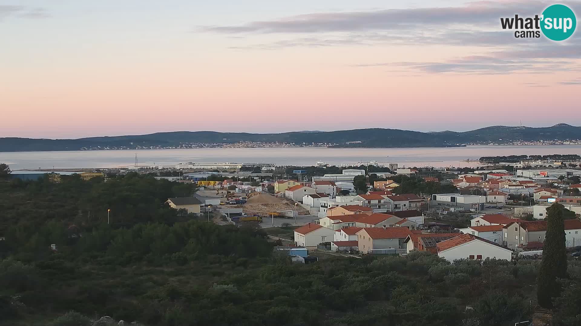Panorama de la Webcam del Puerto Gazenica de Zadar, Zadar, Croacia