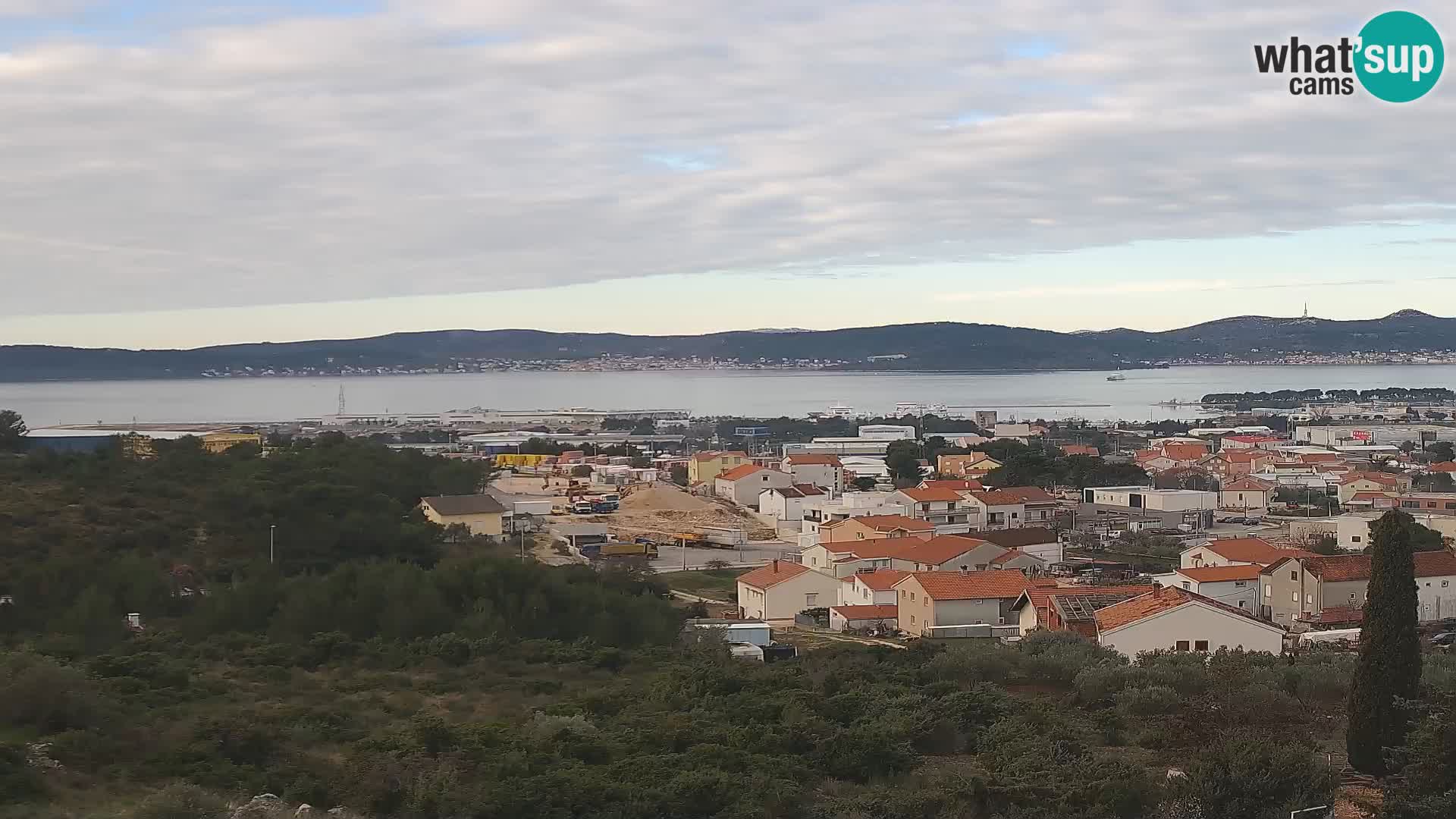 Zadar Pristanišče Gazenica s panoramsko spletno kamero, Zadar, Hrvaška