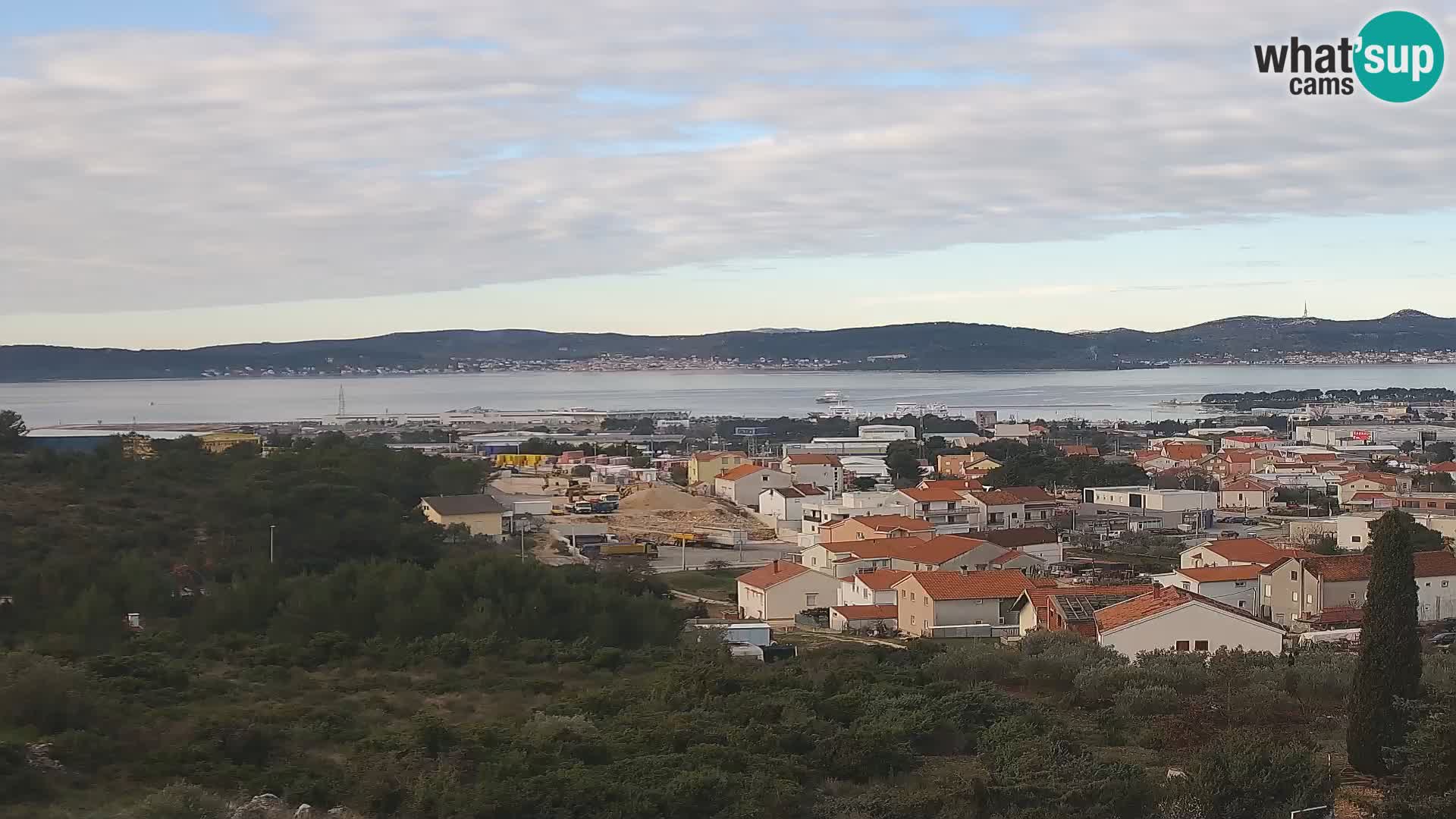 Zadar Port Gazenica Webcam Panorama, Zadar, Kroatien