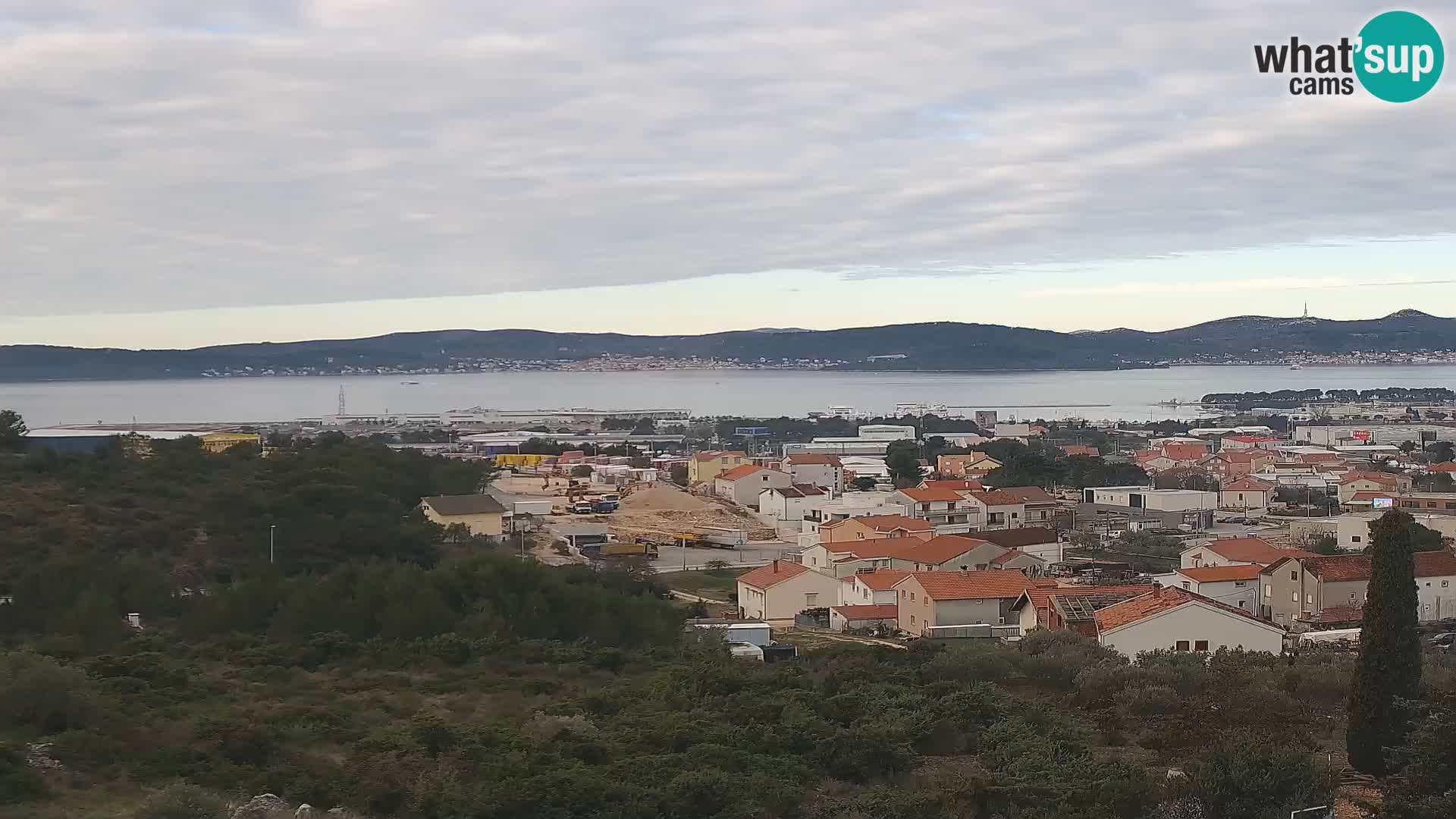 Panorama de la Webcam del Puerto Gazenica de Zadar, Zadar, Croacia