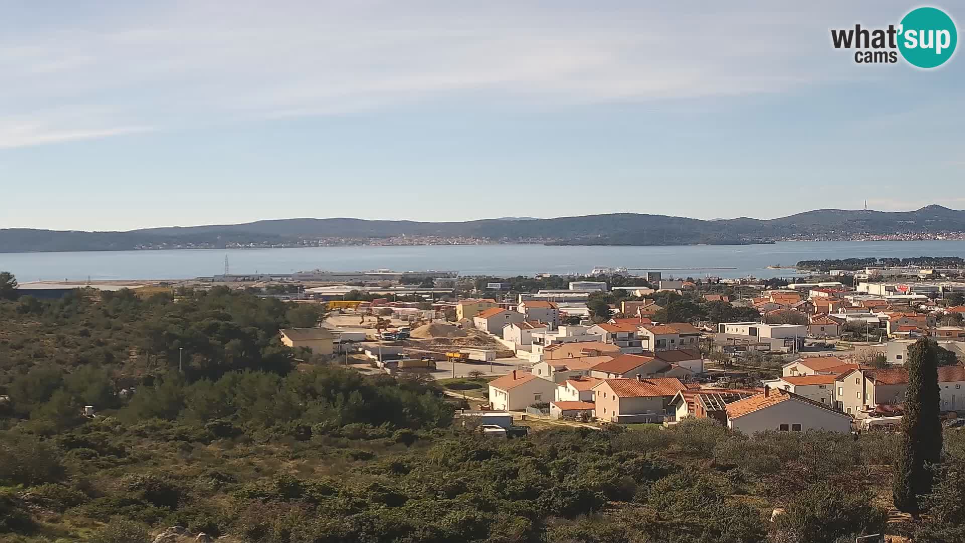 Zadar Port Gazenica Webcam Panorama, Zadar, Kroatien