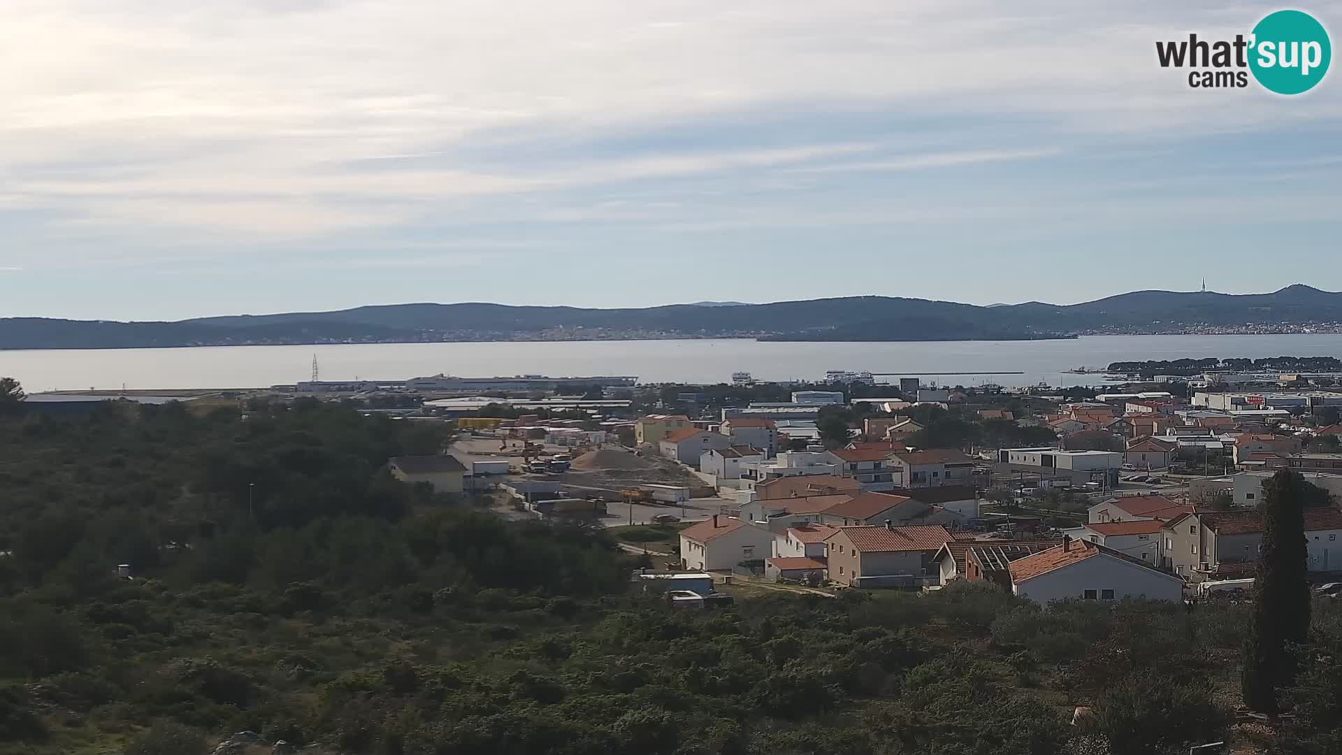 Zadar Port Gazenica Webcam Panorama, Zadar, Kroatien