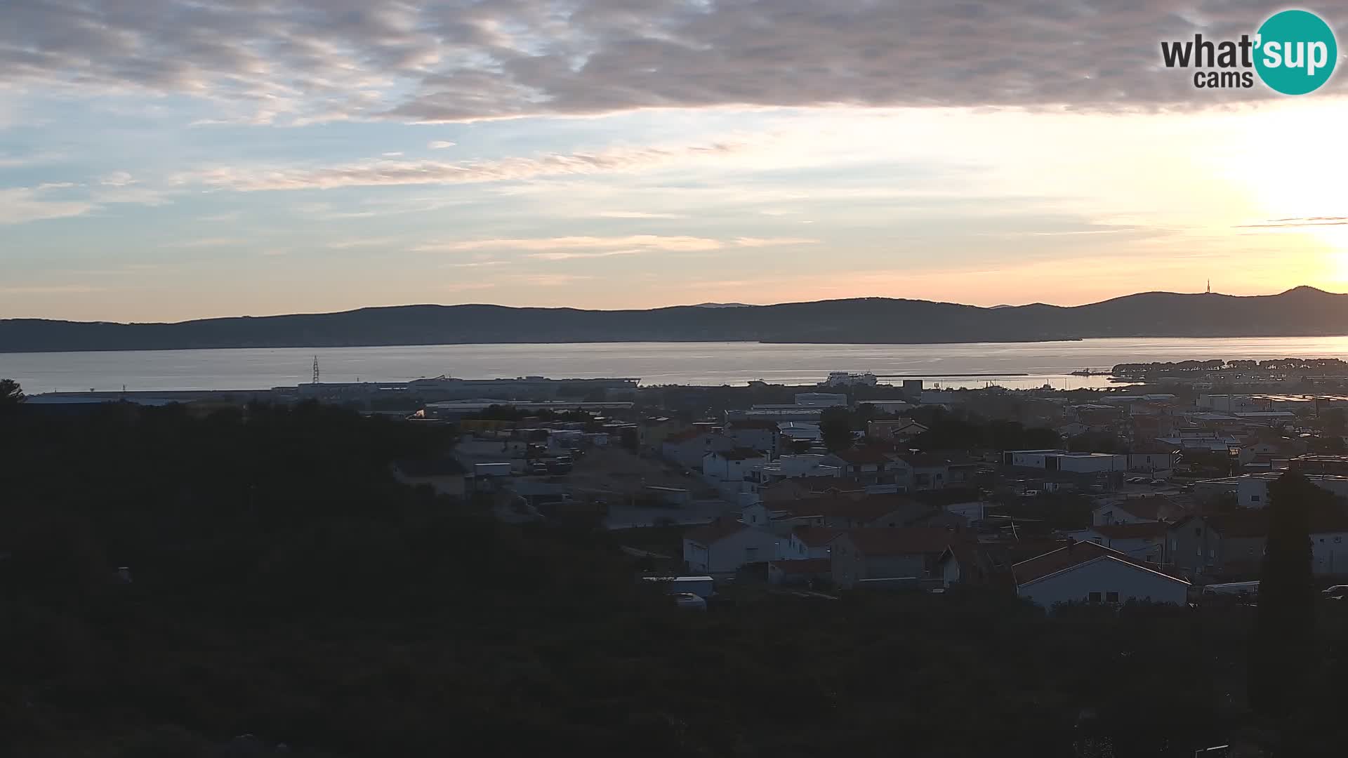 Panoramska web kamera Luke Gaženica u Zadru, Hrvatska