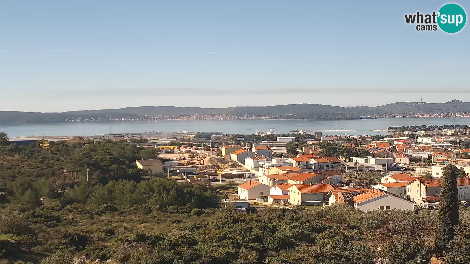 Zadar Pristanišče Gazenica s panoramsko spletno kamero, Zadar, Hrvaška
