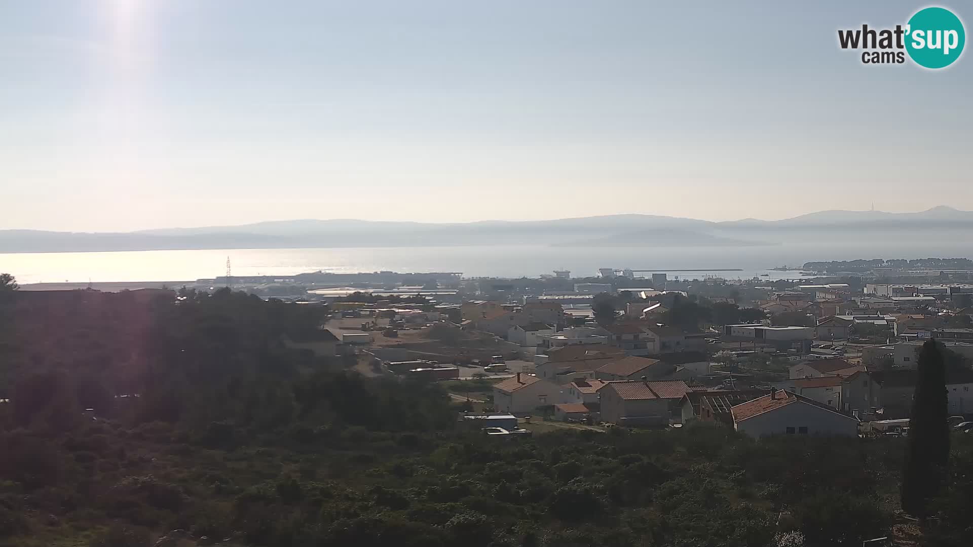 Panoramska web kamera Luke Gaženica u Zadru, Hrvatska