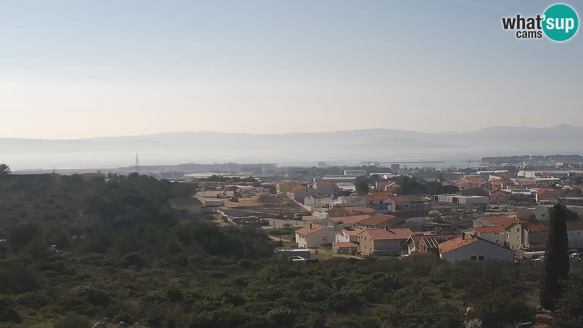 Zadar Port Gazenica Webcam Panorama, Zadar, Kroatien