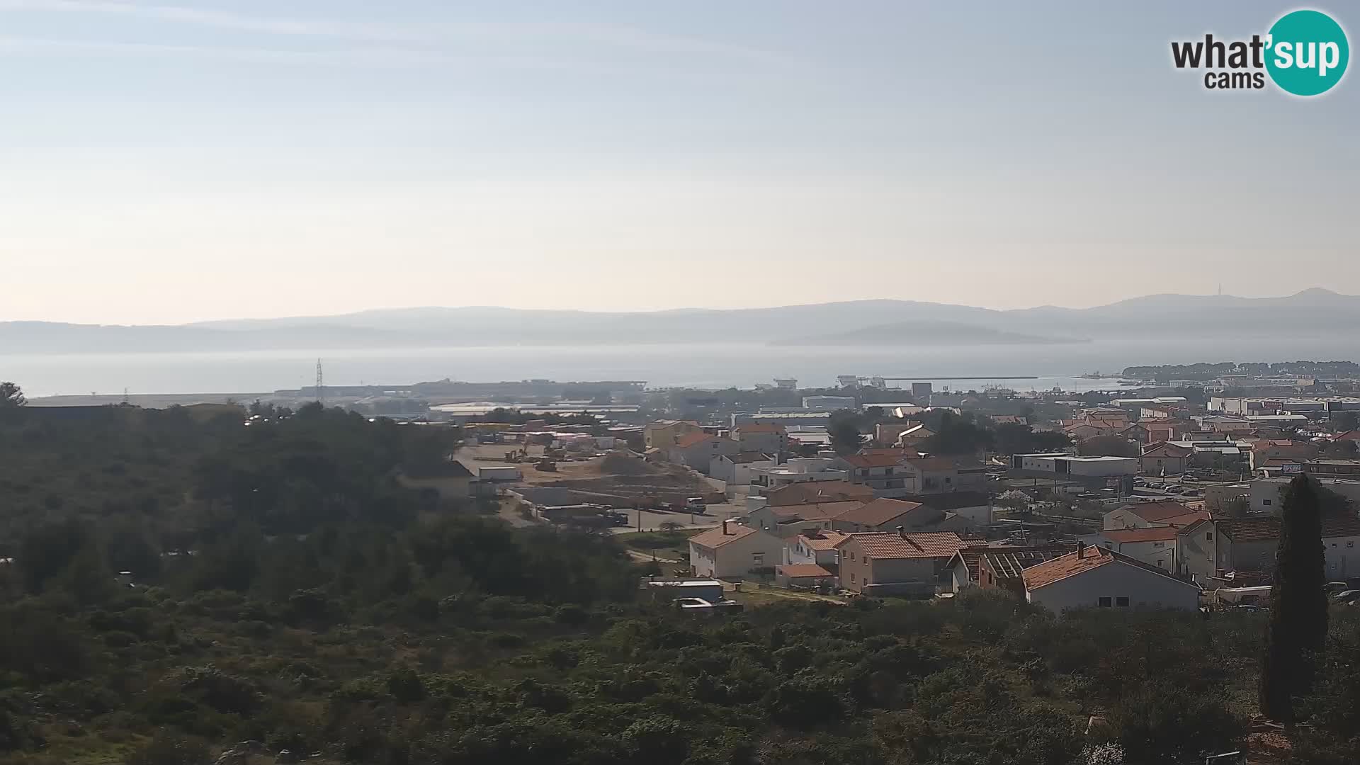 Panorama de la Webcam del Puerto Gazenica de Zadar, Zadar, Croacia