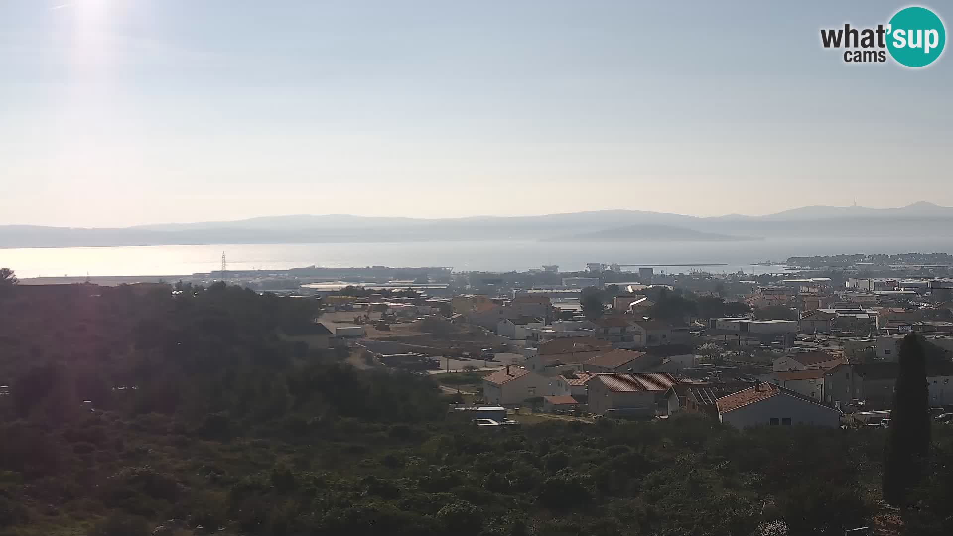 Panoramska web kamera Luke Gaženica u Zadru, Hrvatska