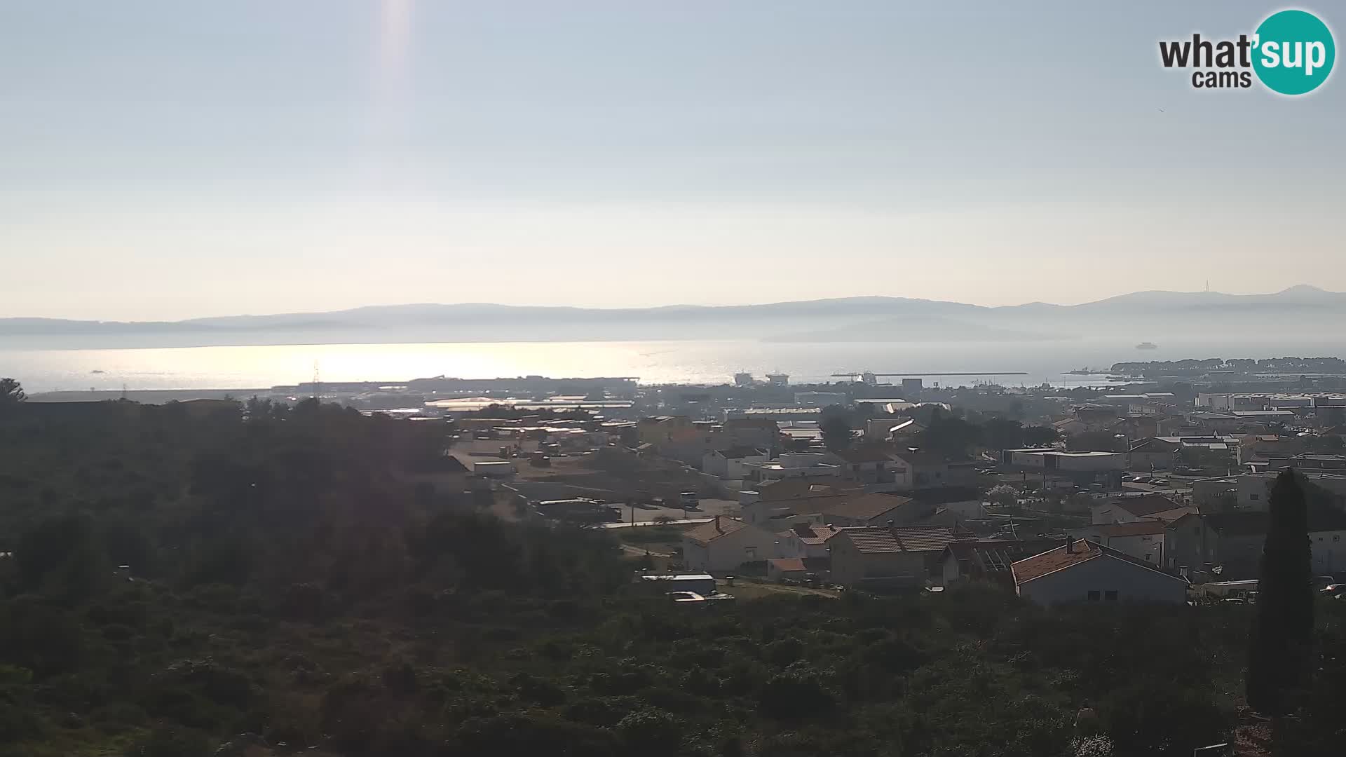 Zadar Pristanišče Gazenica s panoramsko spletno kamero, Zadar, Hrvaška