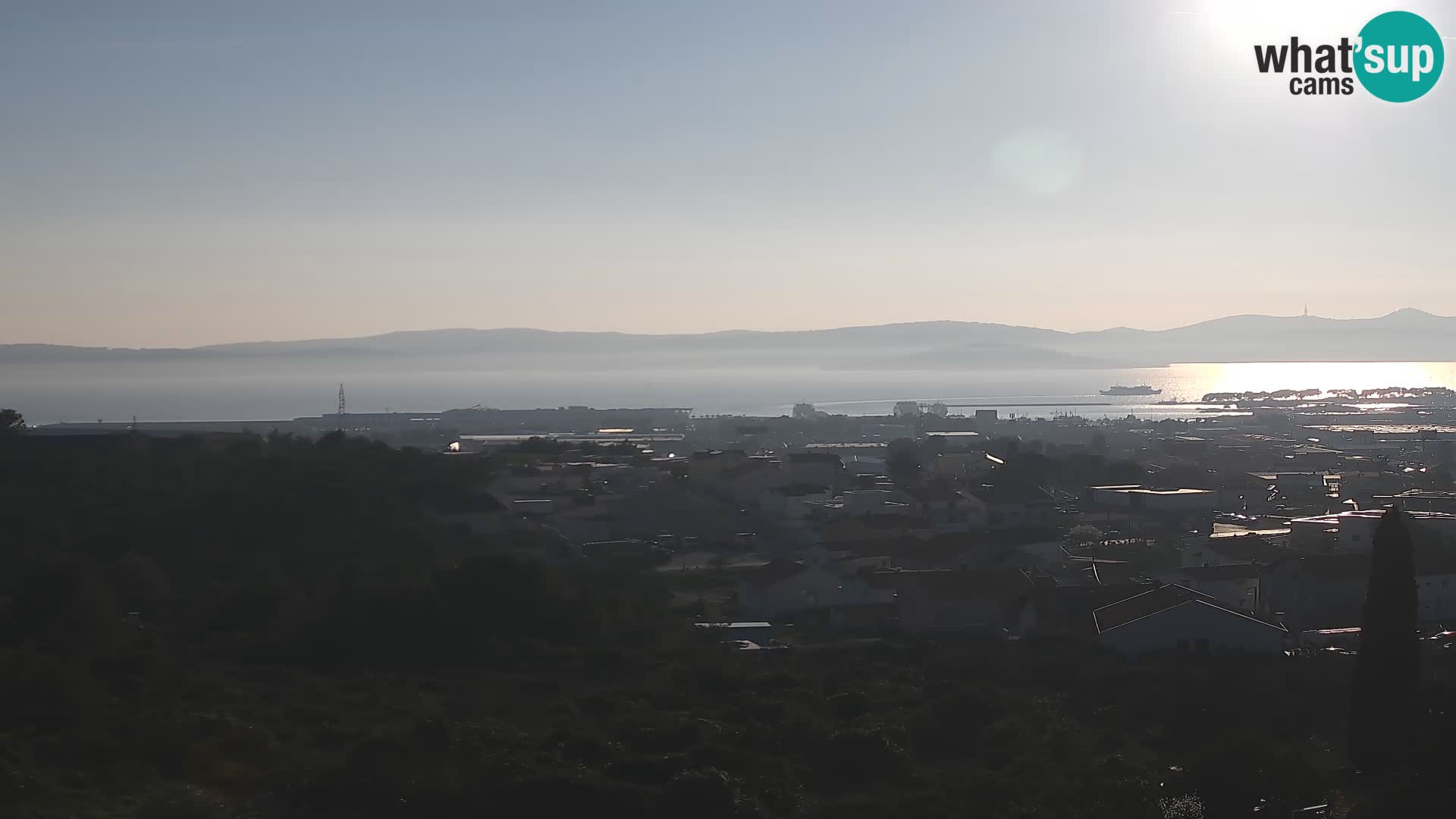 Panoramska web kamera Luke Gaženica u Zadru, Hrvatska