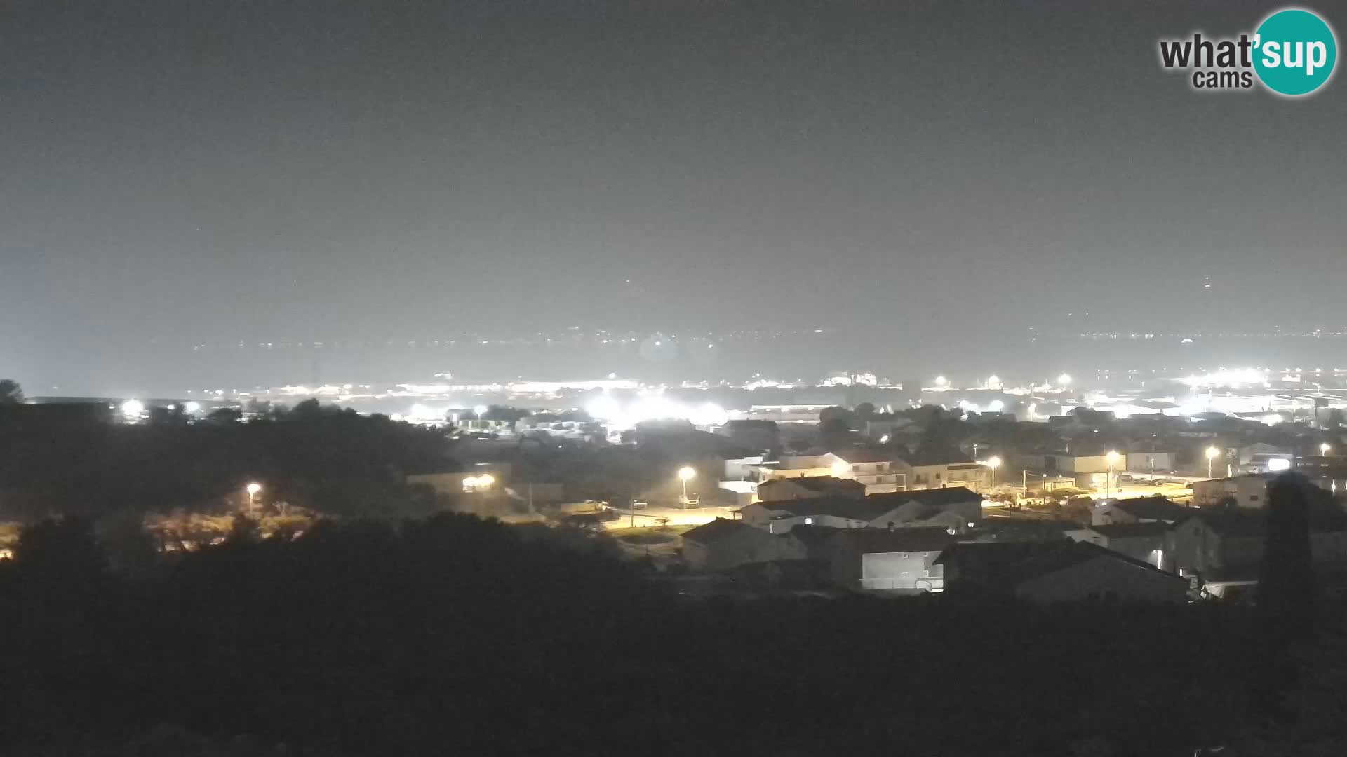 Panorama de la Webcam del Puerto Gazenica de Zadar, Zadar, Croacia