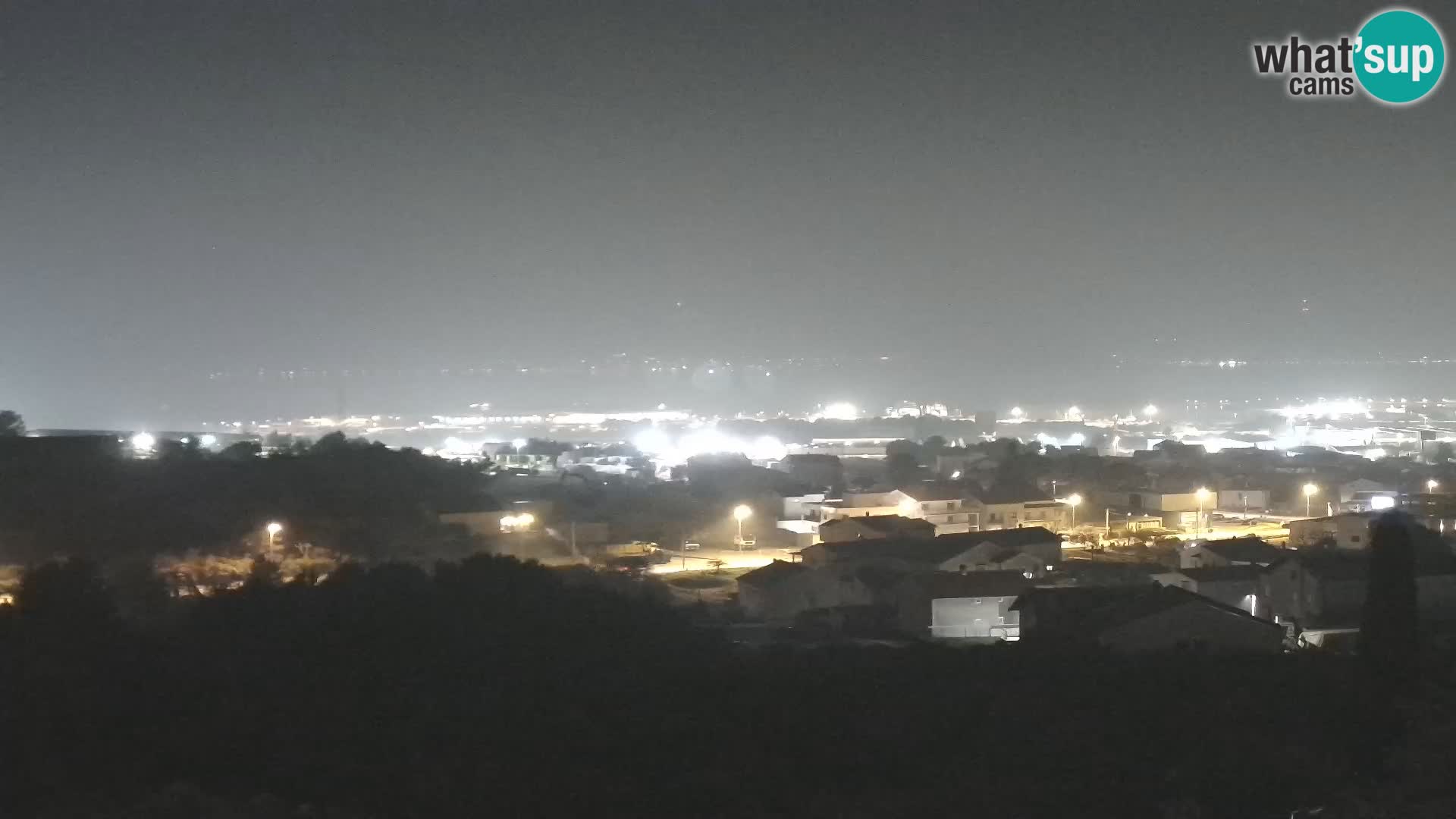 Panorama de la Webcam del Puerto Gazenica de Zadar, Zadar, Croacia