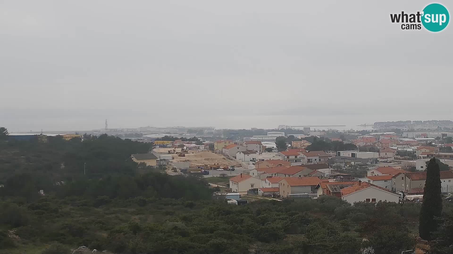 Zadar Pristanišče Gazenica s panoramsko spletno kamero, Zadar, Hrvaška