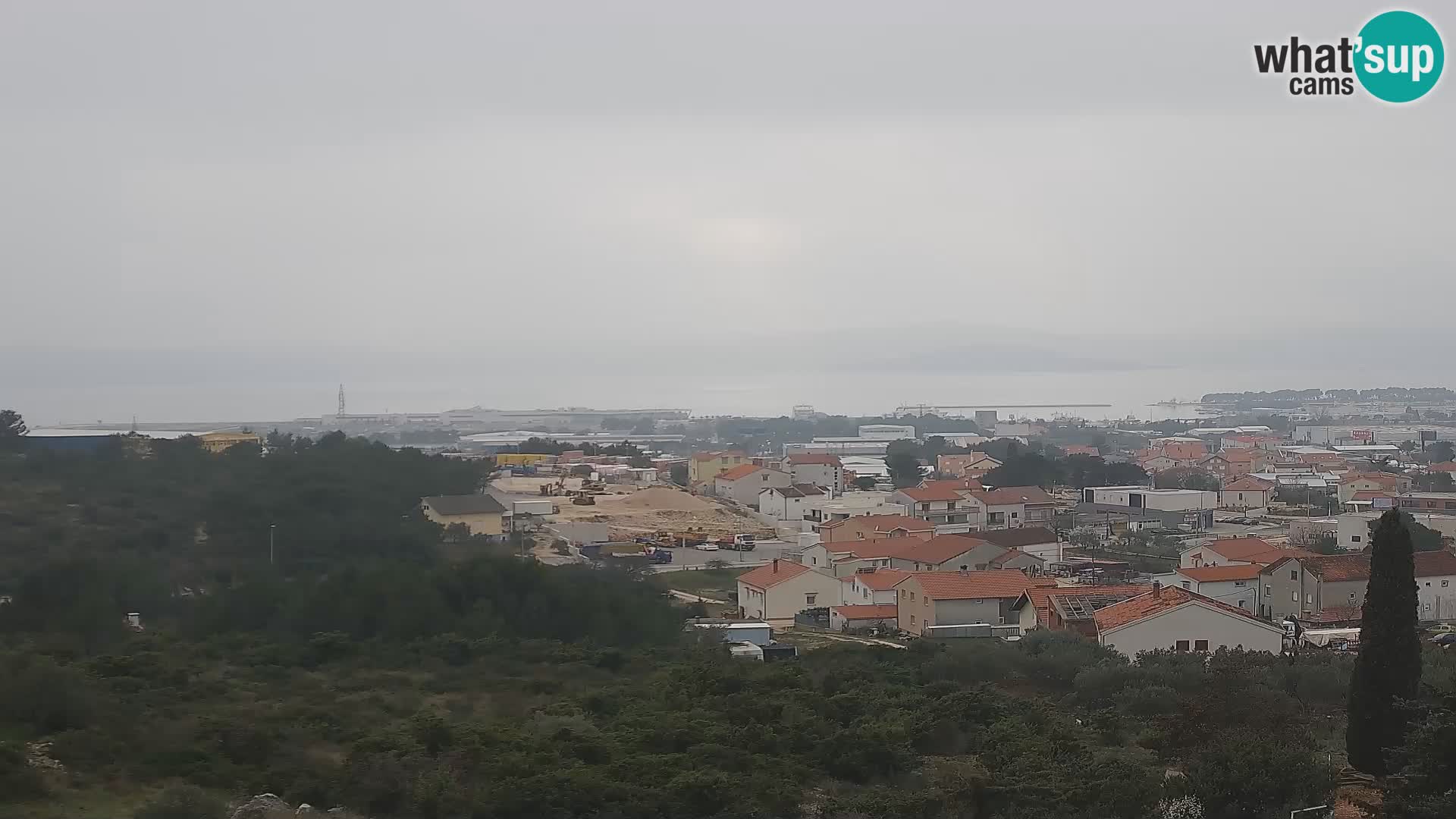 Panorama de la Webcam del Puerto Gazenica de Zadar, Zadar, Croacia