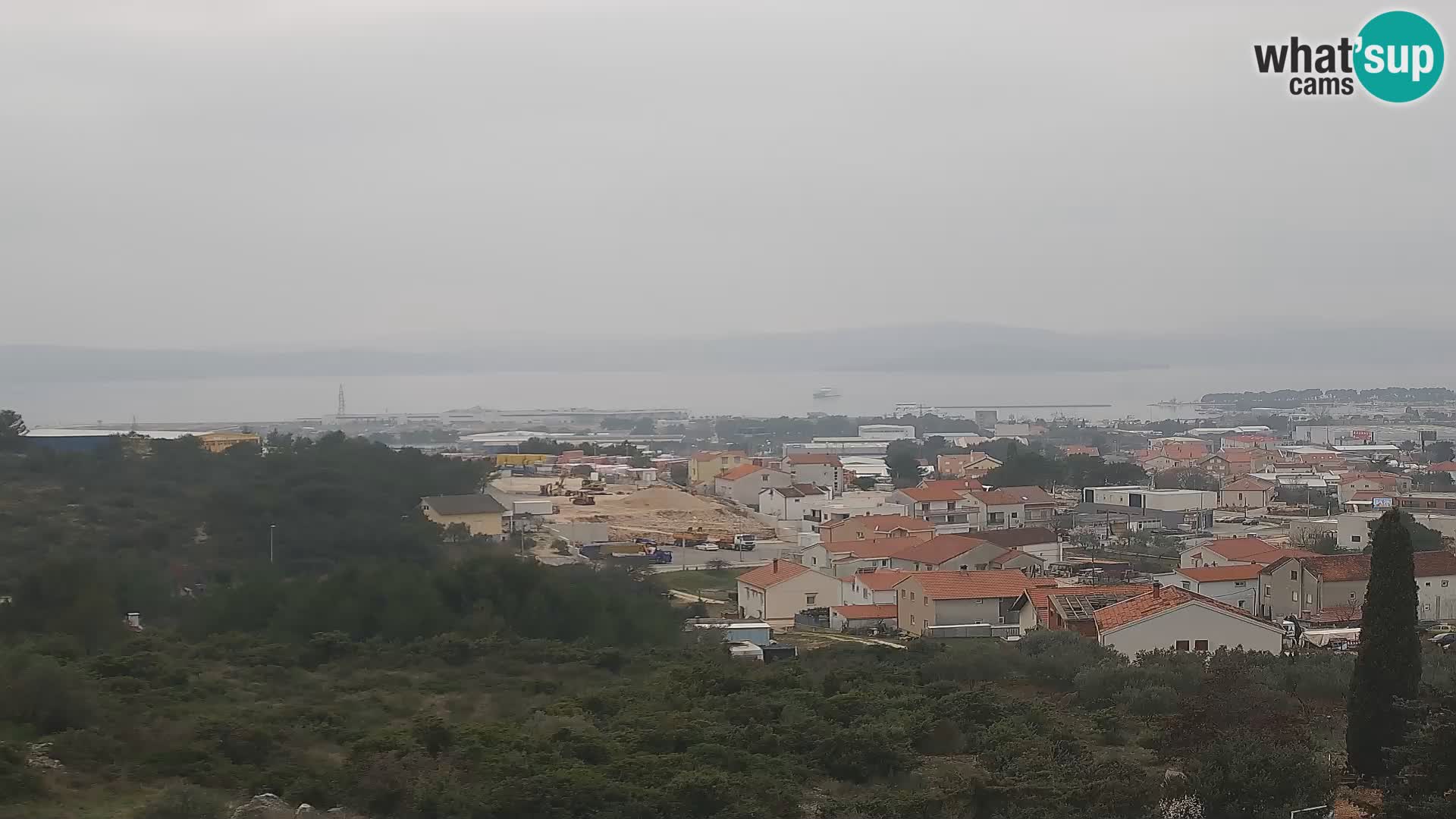 Panoramska web kamera Luke Gaženica u Zadru, Hrvatska