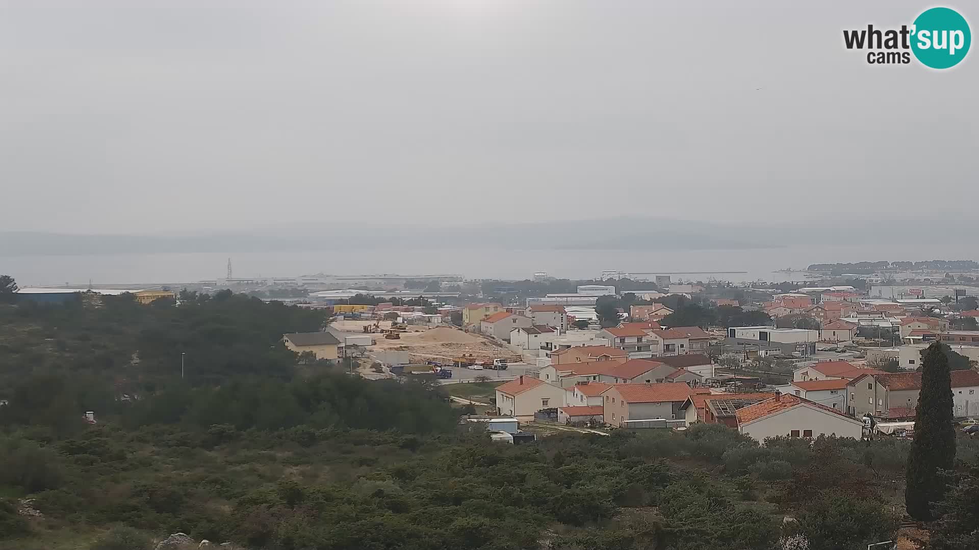 Panoramska web kamera Luke Gaženica u Zadru, Hrvatska