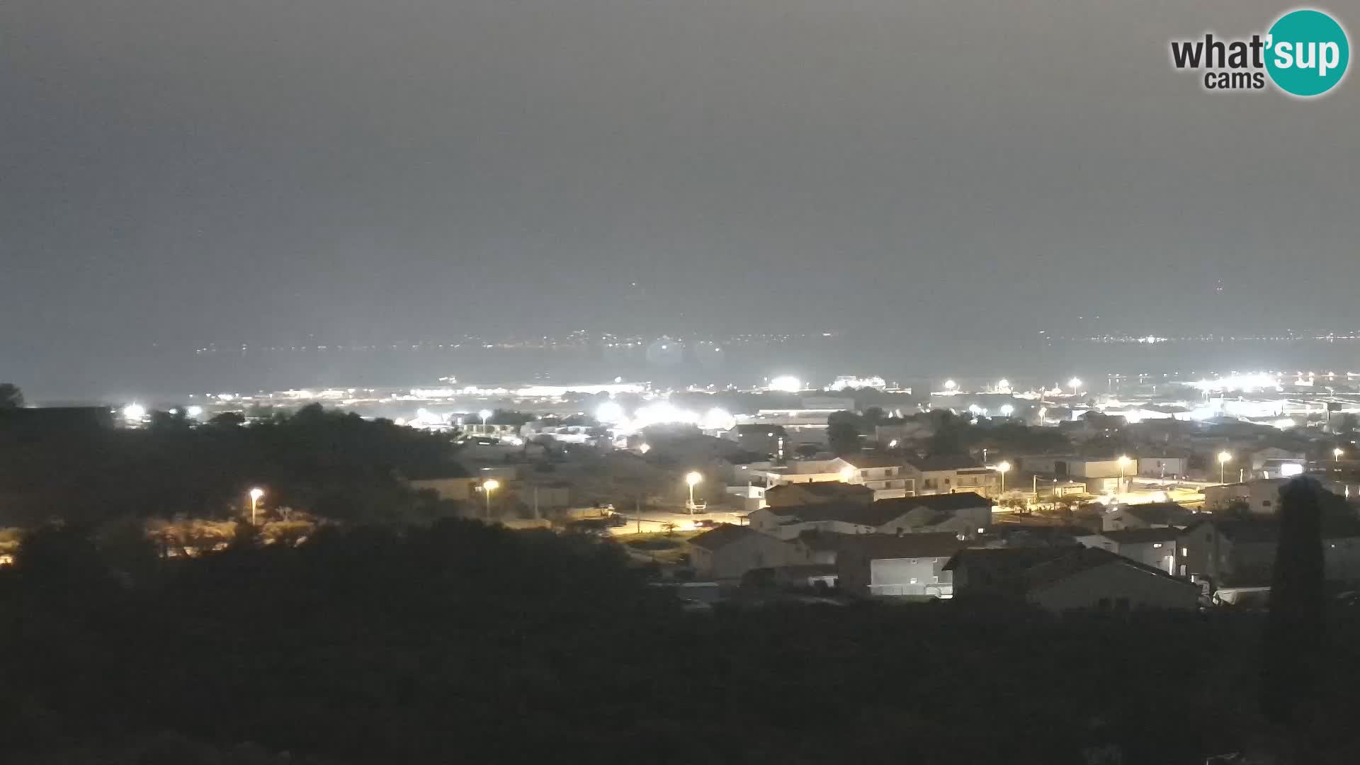 Panoramska web kamera Luke Gaženica u Zadru, Hrvatska