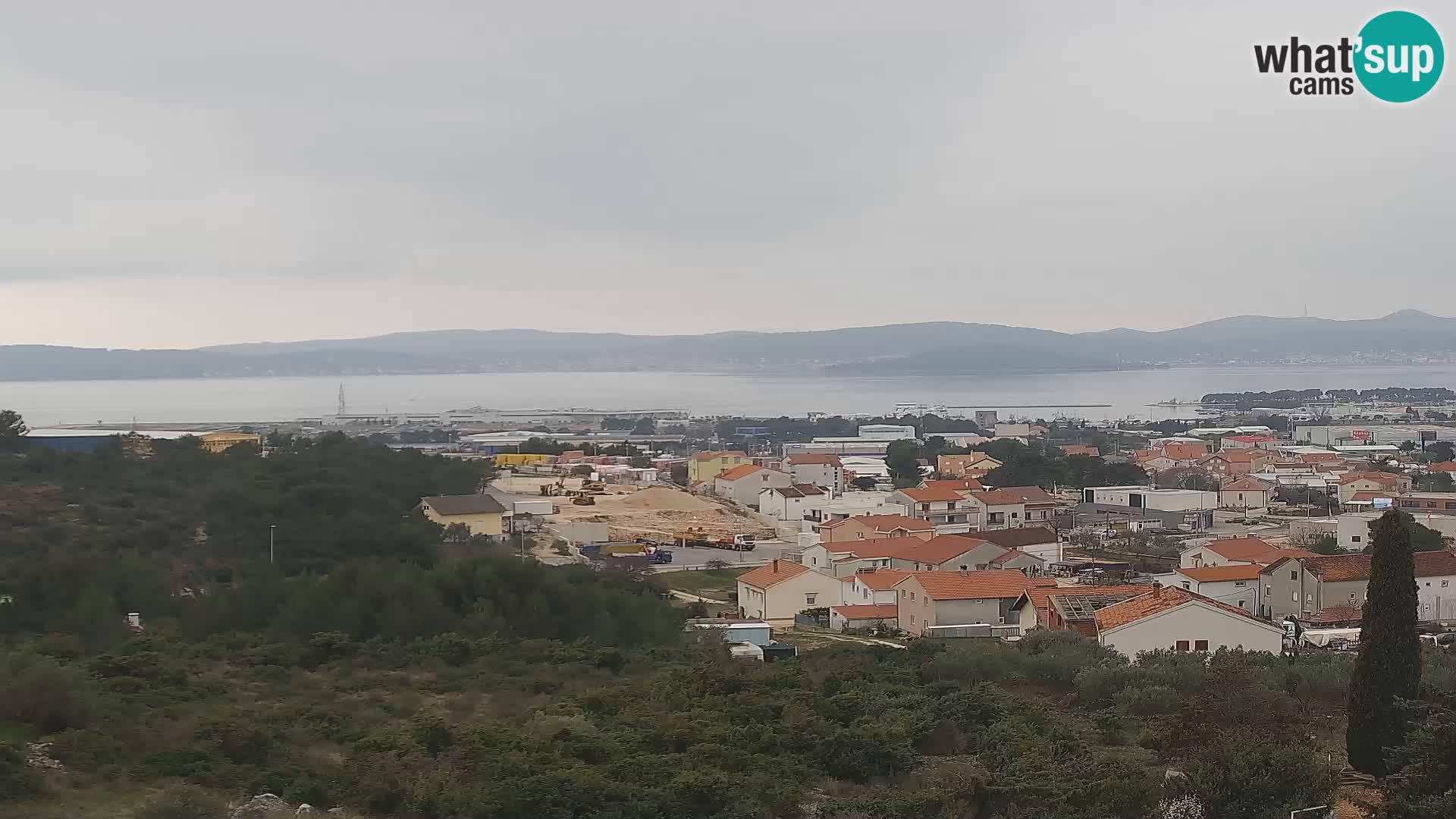 Panorama de la Webcam del Puerto Gazenica de Zadar, Zadar, Croacia