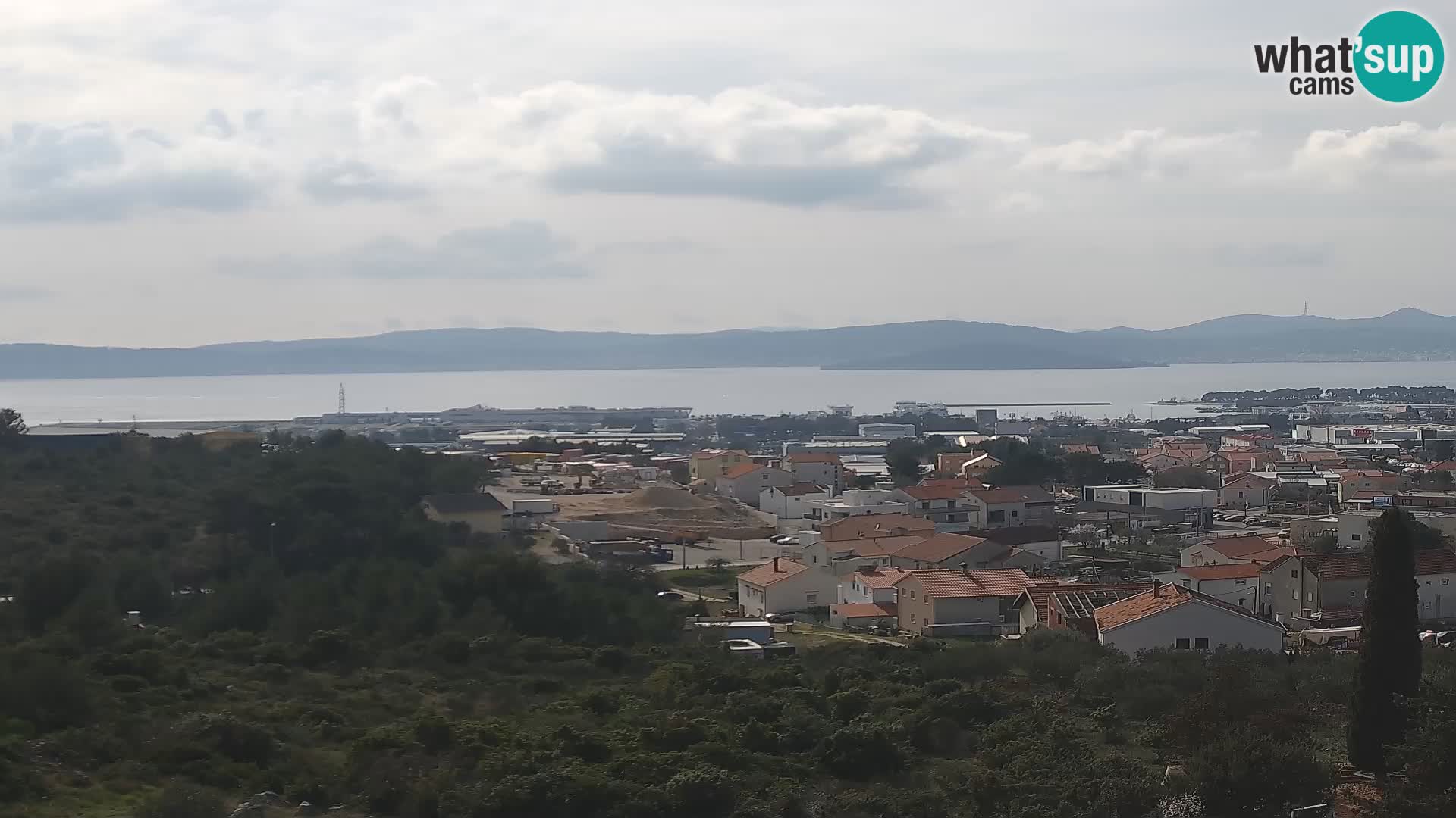 Zadar Port Gazenica Webcam Panorama, Zadar, Kroatien