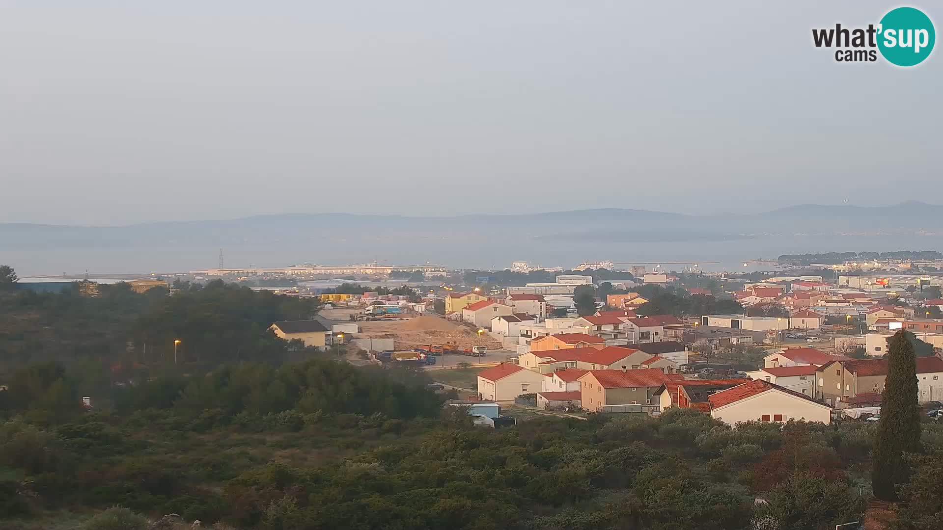 Zadar Port Gazenica Webcam Panorama, Zadar, Kroatien