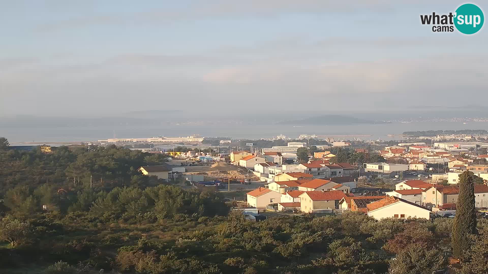 Zadar Port Gazenica Webcam Panorama, Zadar, Croatie
