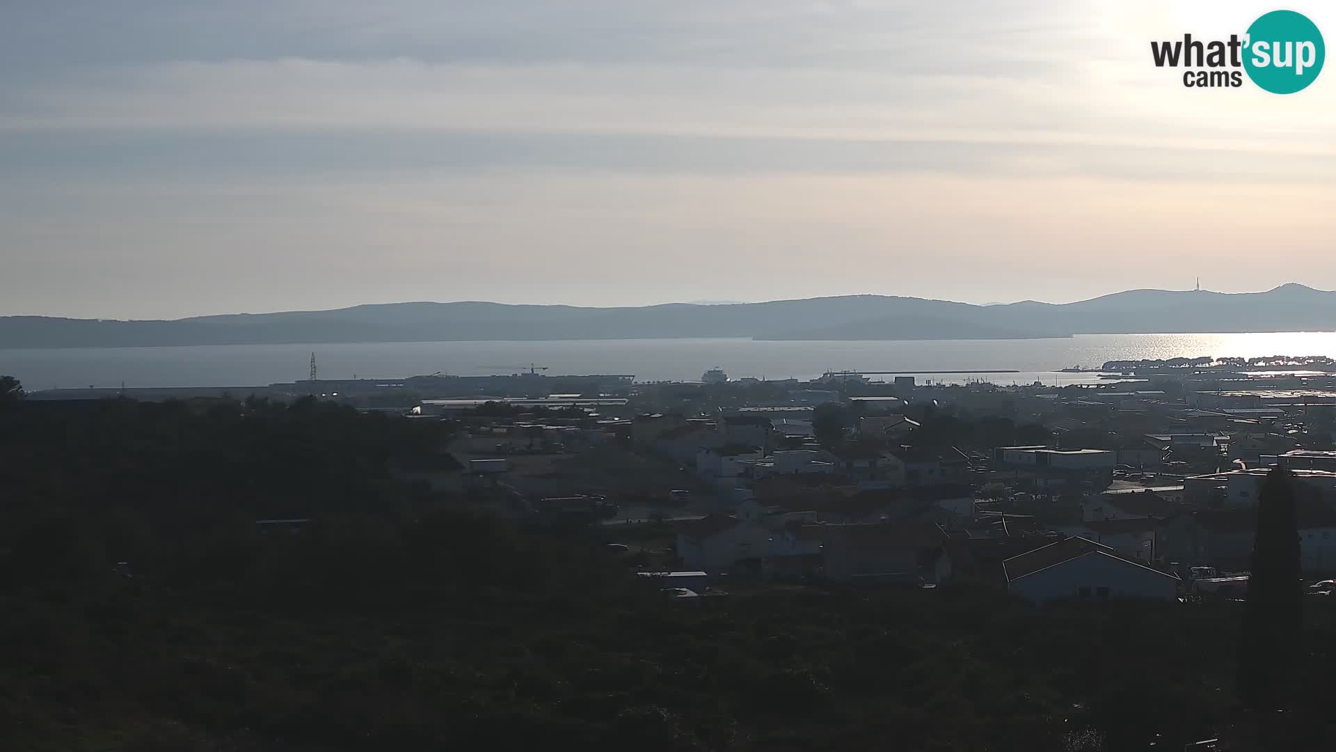 Zadar Pristanišče Gazenica s panoramsko spletno kamero, Zadar, Hrvaška