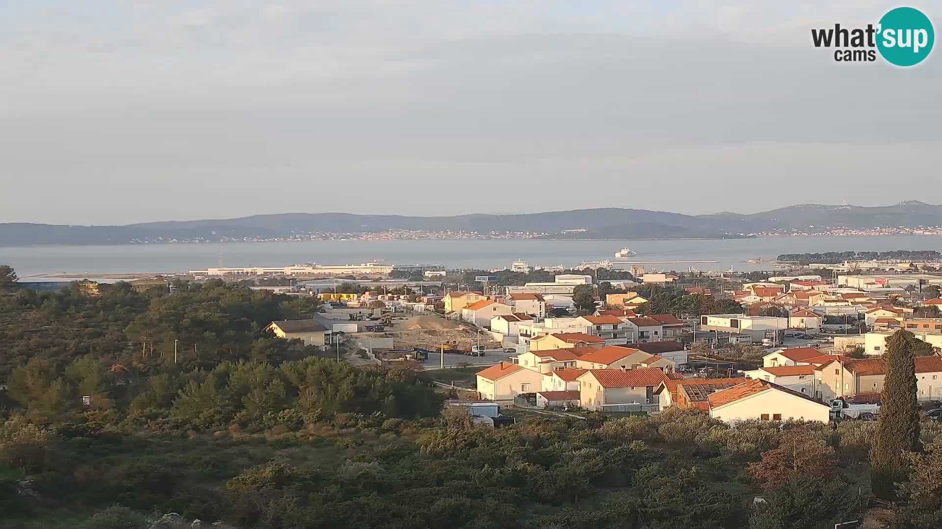 Panorama de la Webcam del Puerto Gazenica de Zadar, Zadar, Croacia