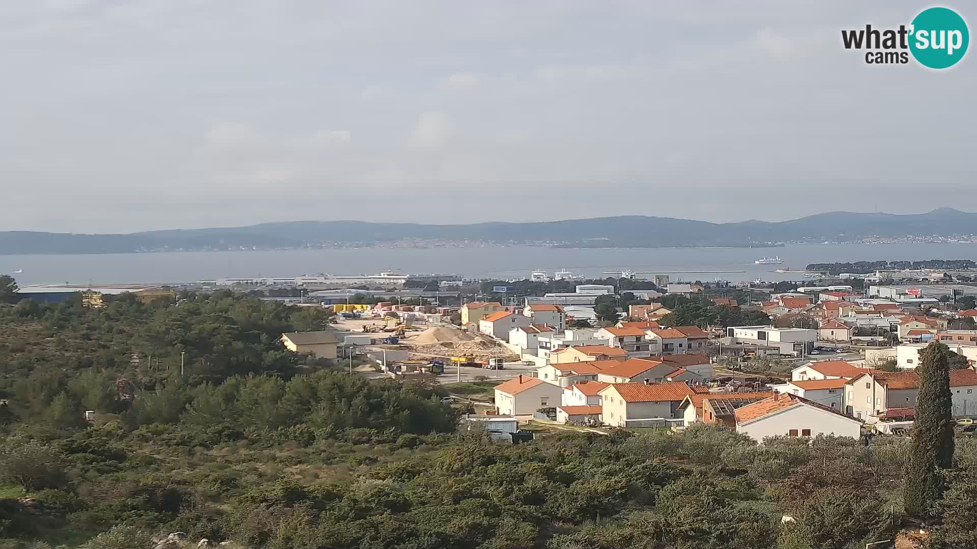 Zadar Port Gazenica Webcam Panorama, Zadar, Kroatien