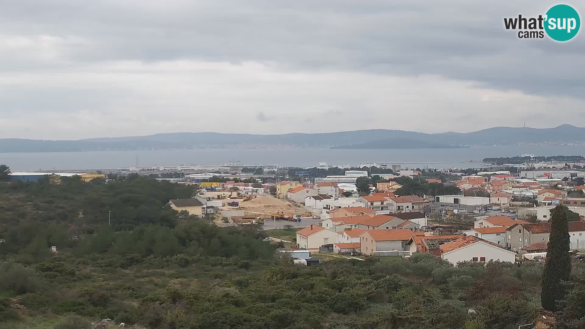 Panorama de la Webcam del Puerto Gazenica de Zadar, Zadar, Croacia