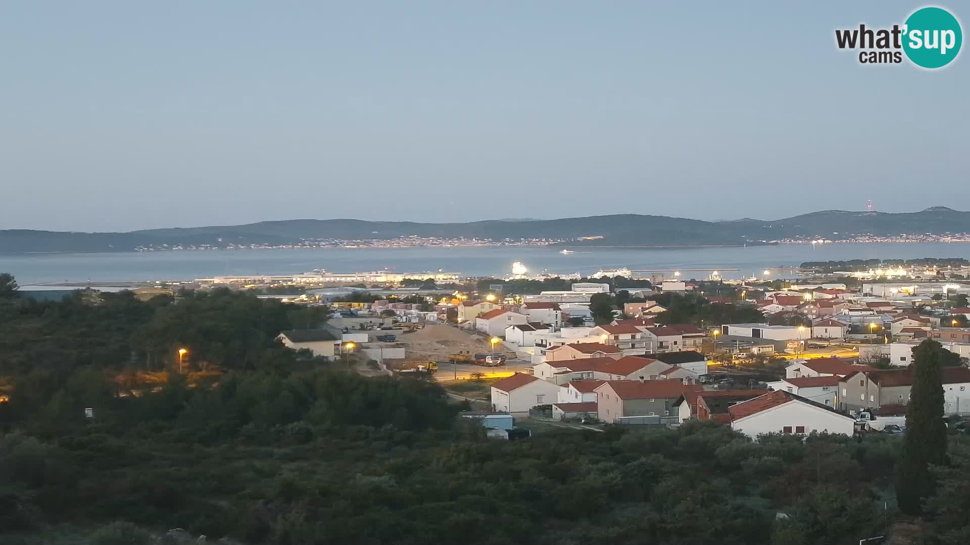 Zadar Port Gazenica Webcam Panorama, Zadar, Croatie