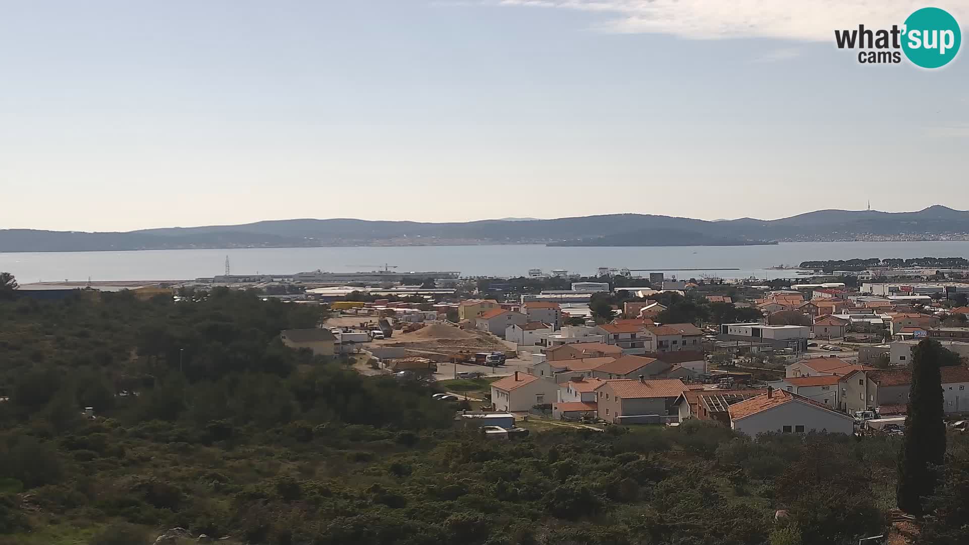 Panorama de la Webcam del Puerto Gazenica de Zadar, Zadar, Croacia