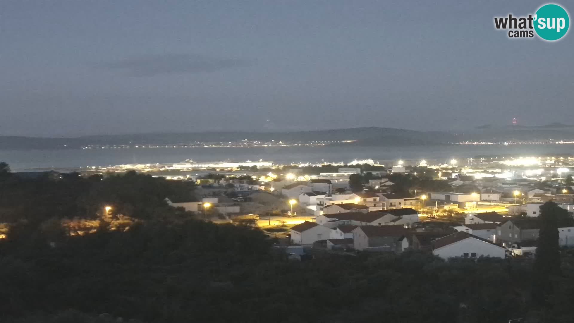 Zadar Port Gazenica Webcam Panorama, Zadar, Croatie