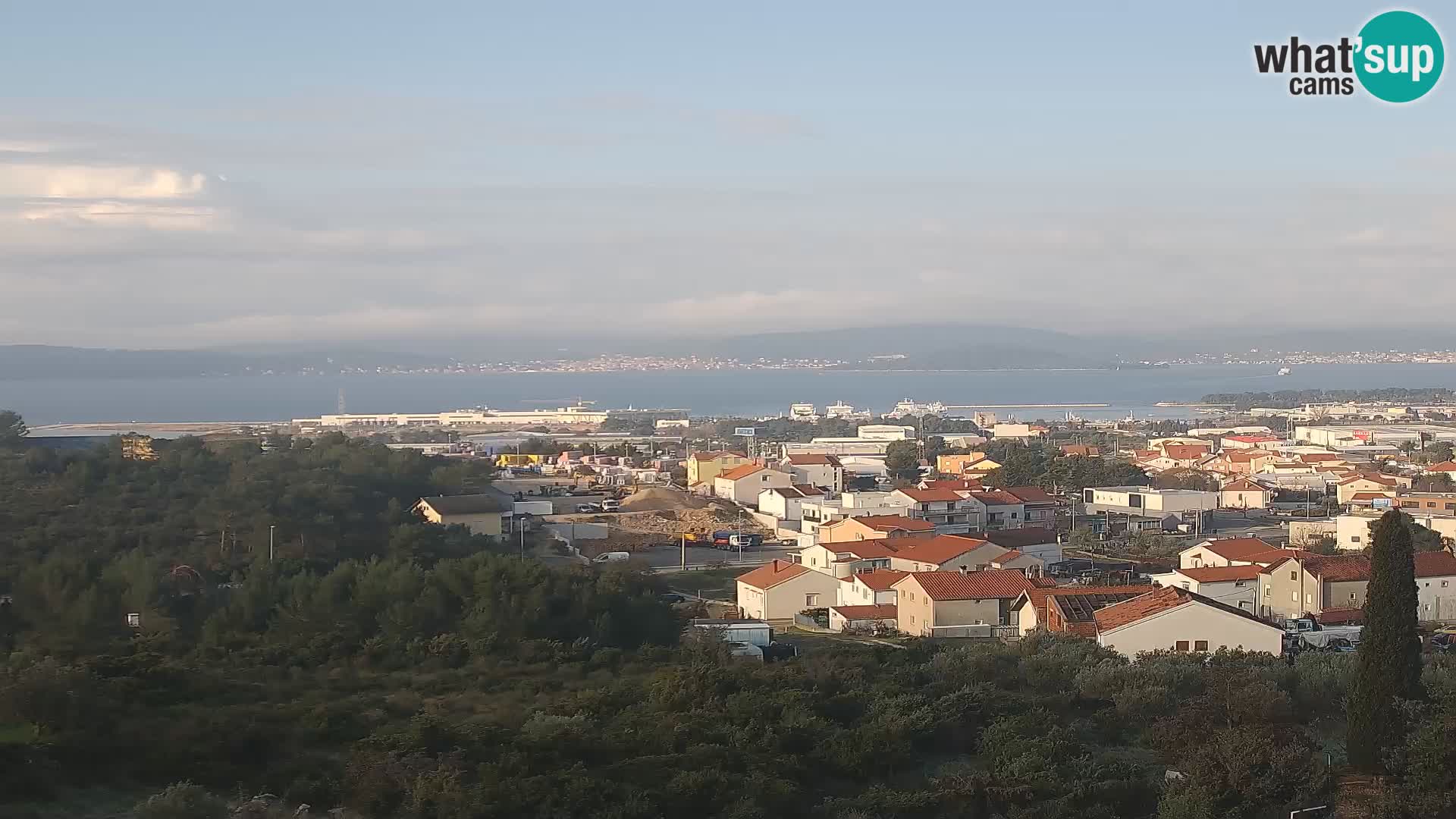 Zadar Port Gazenica Webcam Panorama, Zadar, Kroatien