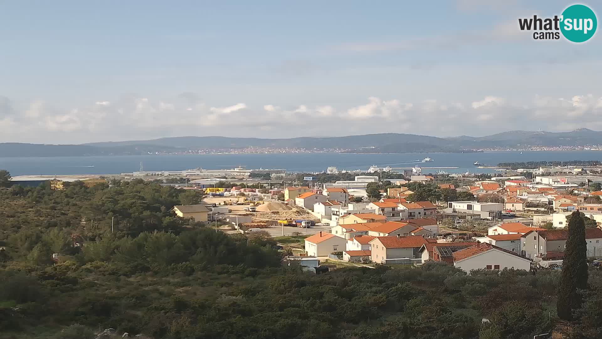 Zadar Port Gazenica Webcam Panorama, Zadar, Kroatien