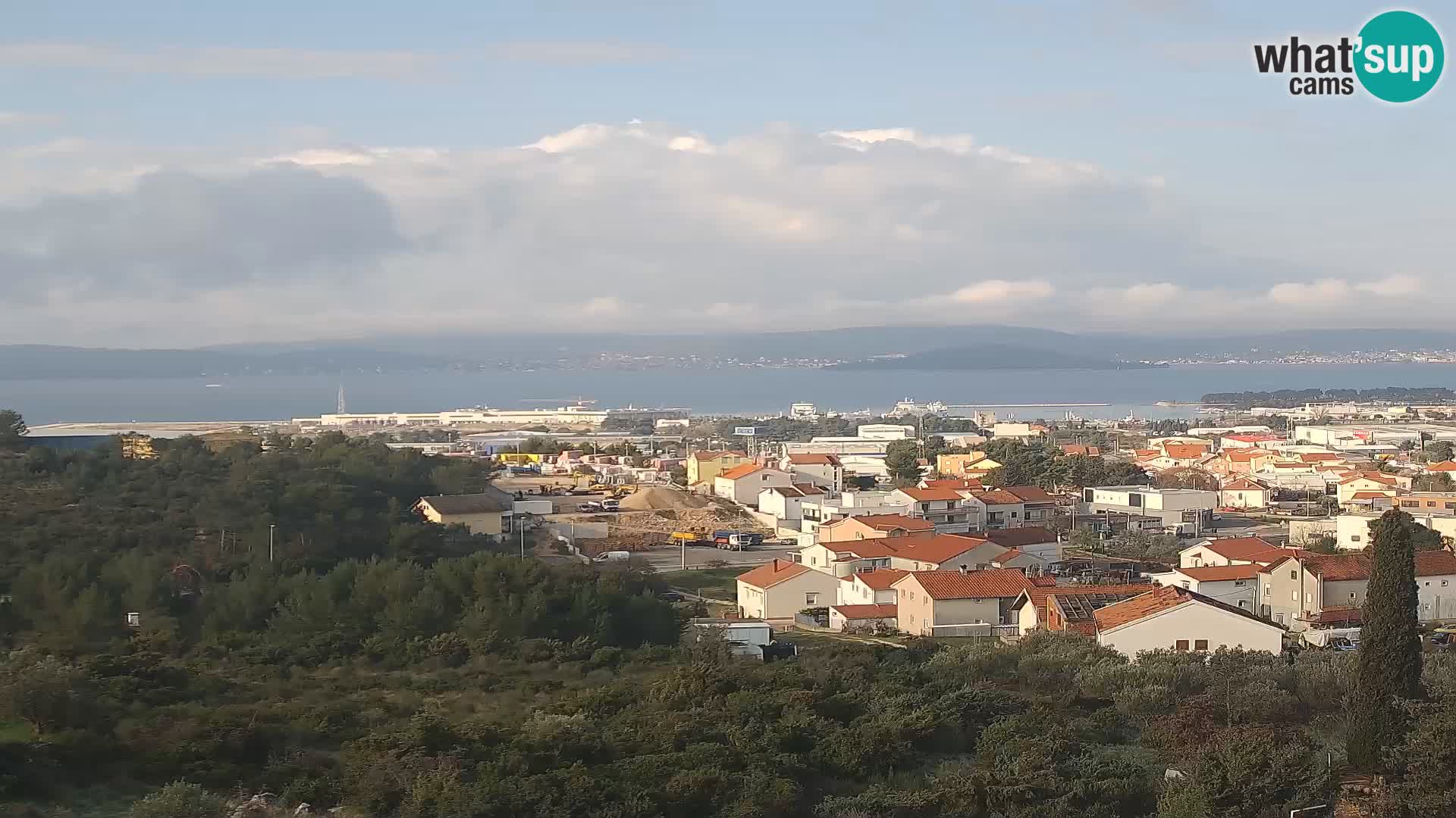 Zadar Port Gazenica Webcam Panorama, Zadar, Croatie