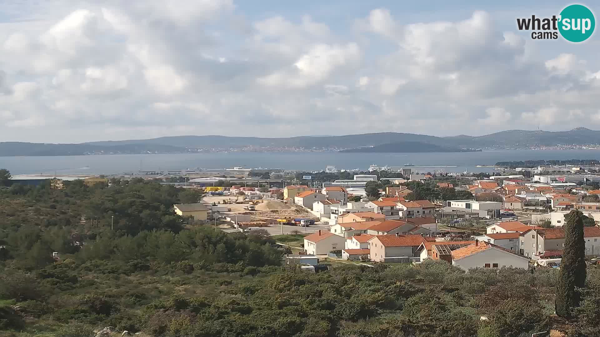 Zadar Port Gazenica Webcam Panorama, Zadar, Kroatien