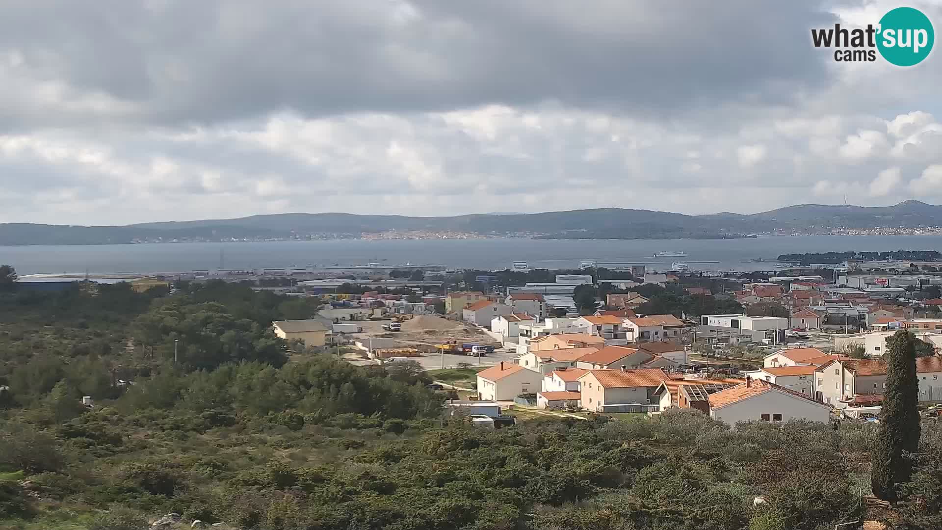 Panorama de la Webcam del Puerto Gazenica de Zadar, Zadar, Croacia