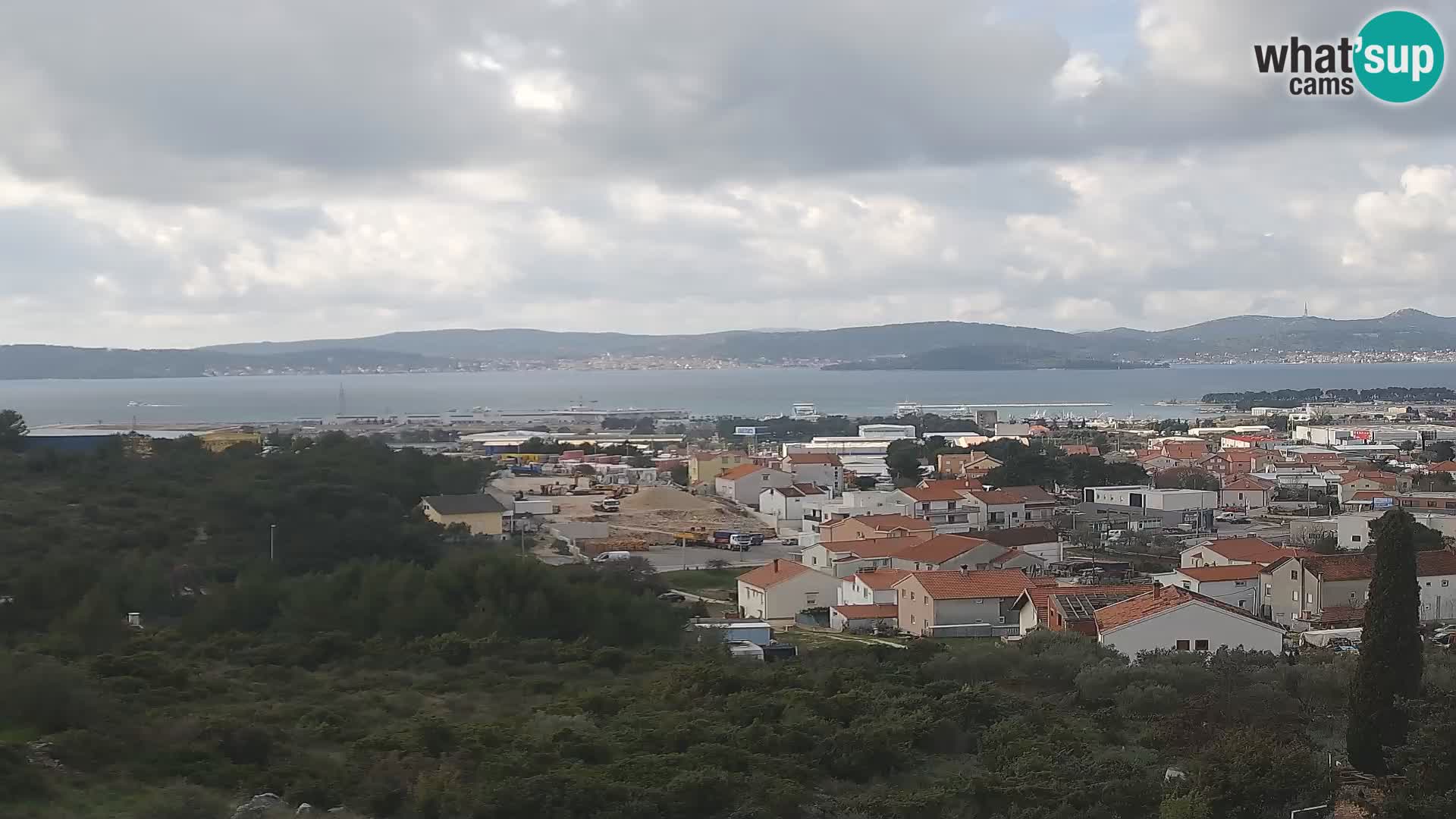 Panorama de la Webcam del Puerto Gazenica de Zadar, Zadar, Croacia