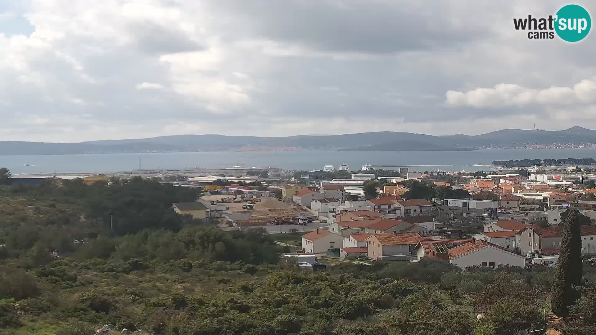 Panoramska web kamera Luke Gaženica u Zadru, Hrvatska