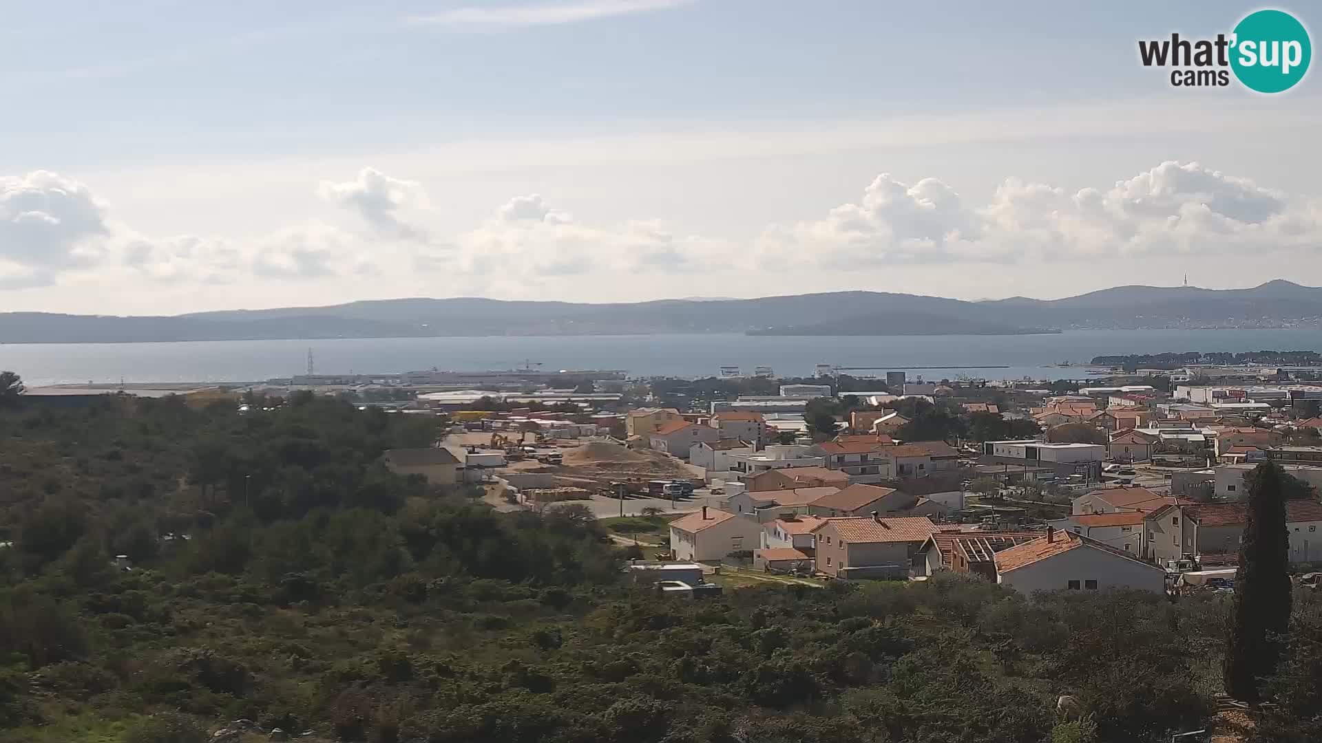 Zadar Pristanišče Gazenica s panoramsko spletno kamero, Zadar, Hrvaška