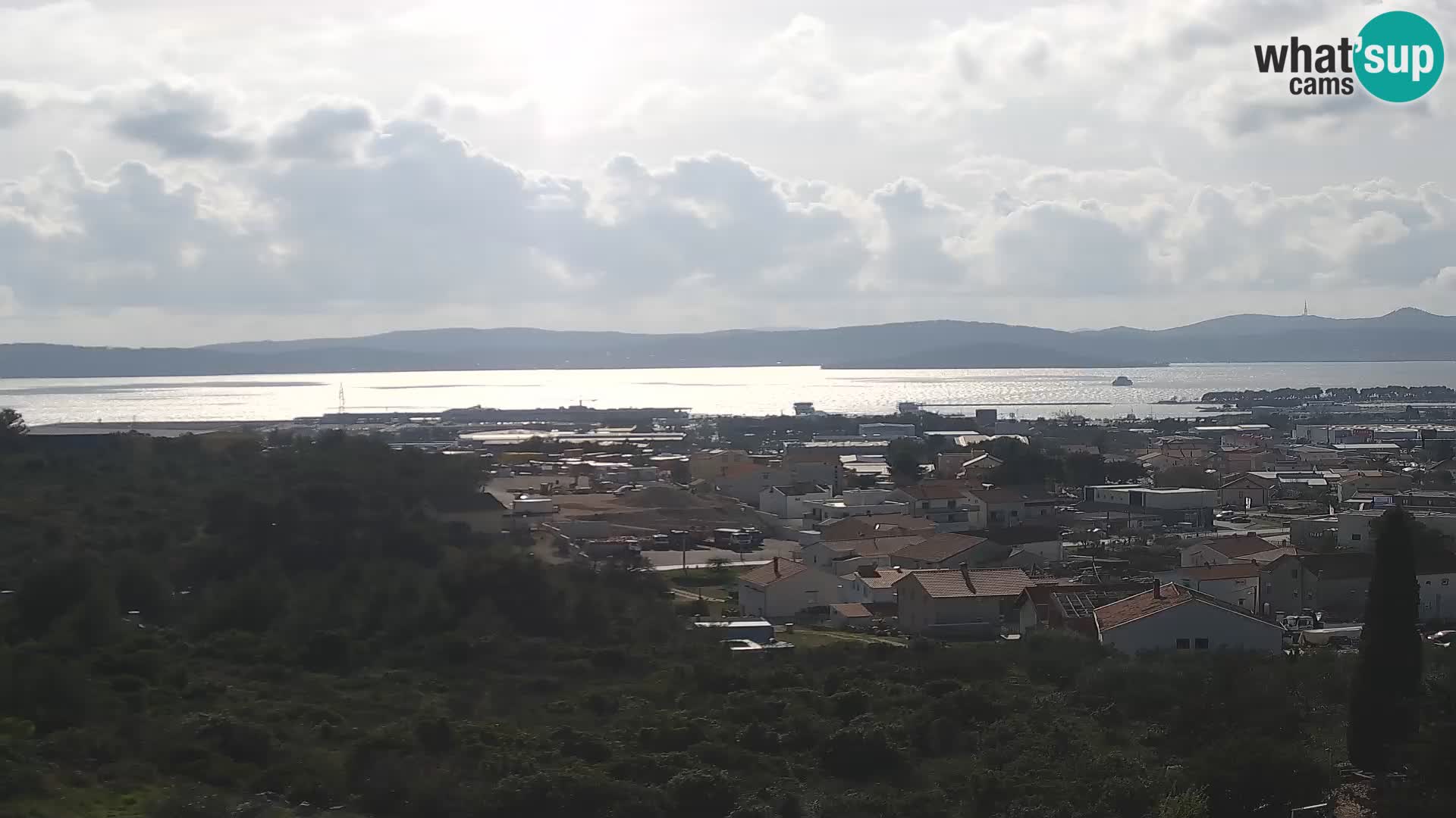 Panorama de la Webcam del Puerto Gazenica de Zadar, Zadar, Croacia