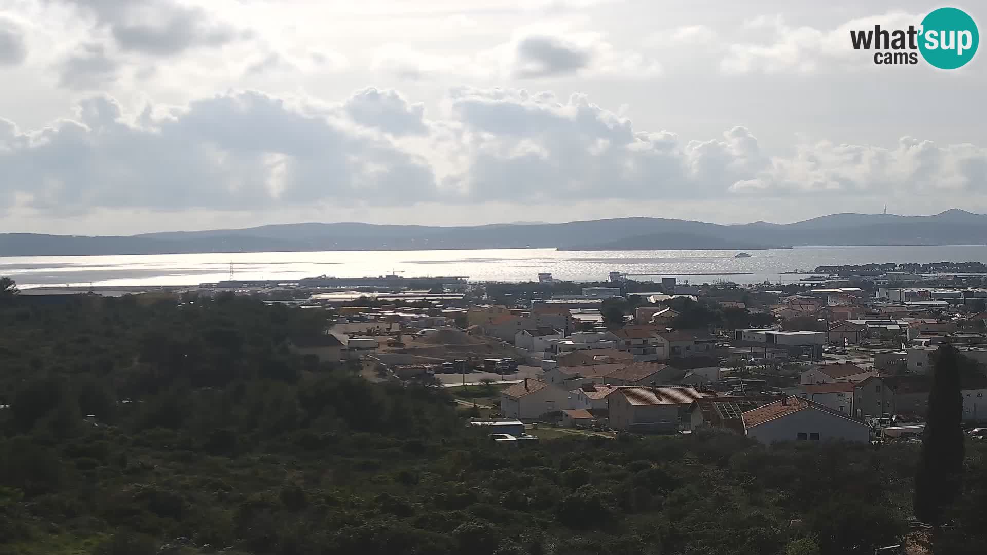Panorama de la Webcam del Puerto Gazenica de Zadar, Zadar, Croacia