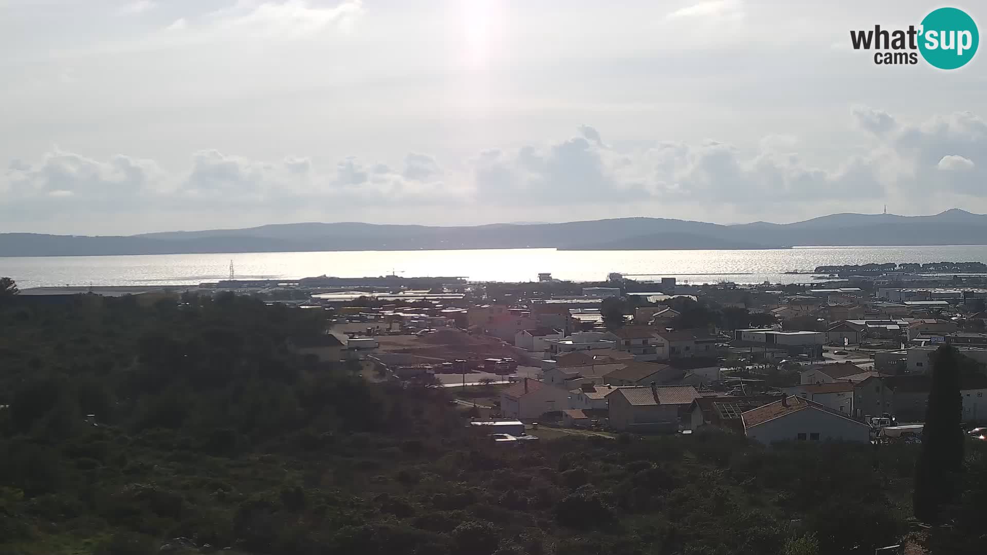 Panorama de la Webcam del Puerto Gazenica de Zadar, Zadar, Croacia