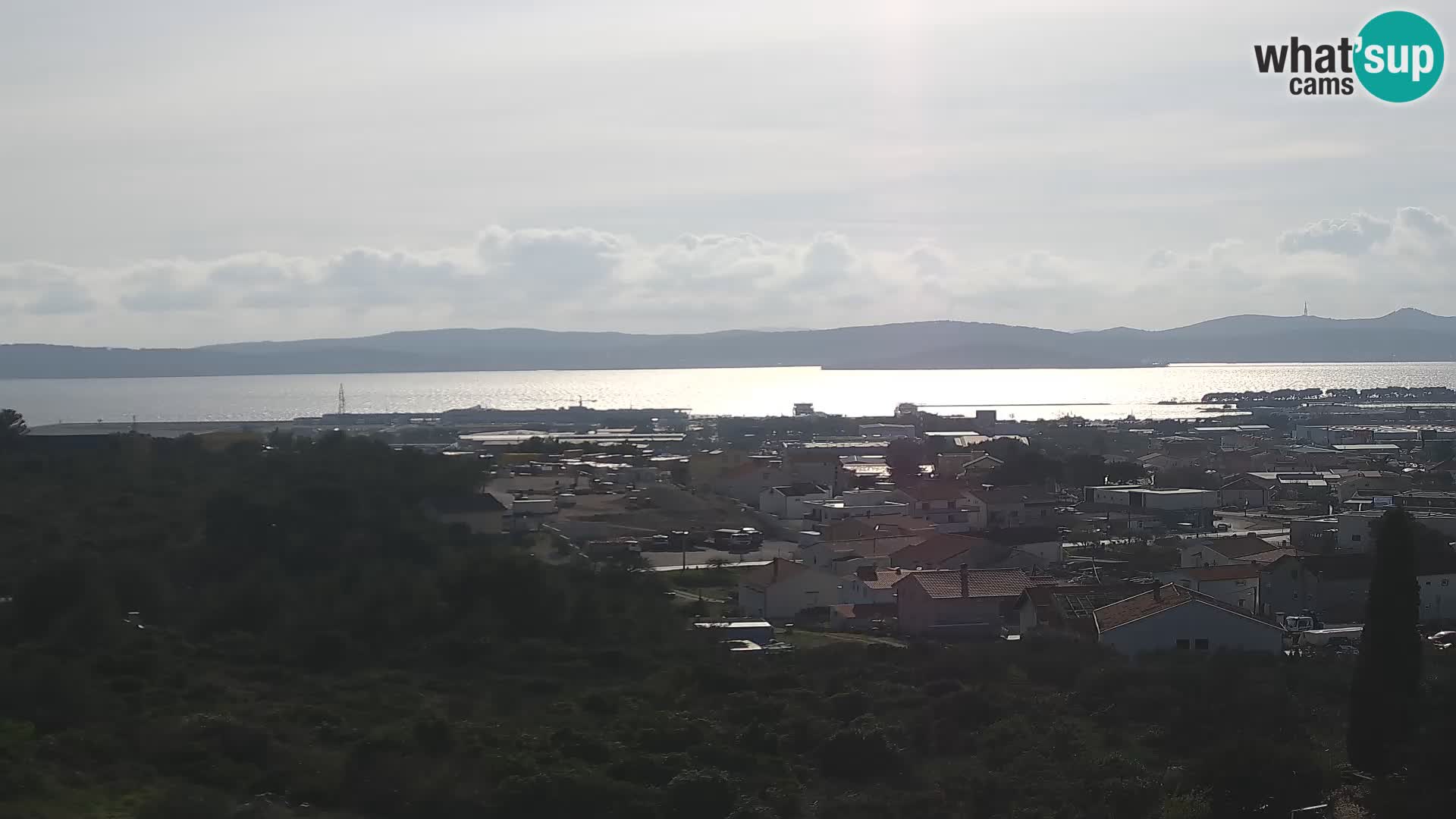 Panorama de la Webcam del Puerto Gazenica de Zadar, Zadar, Croacia