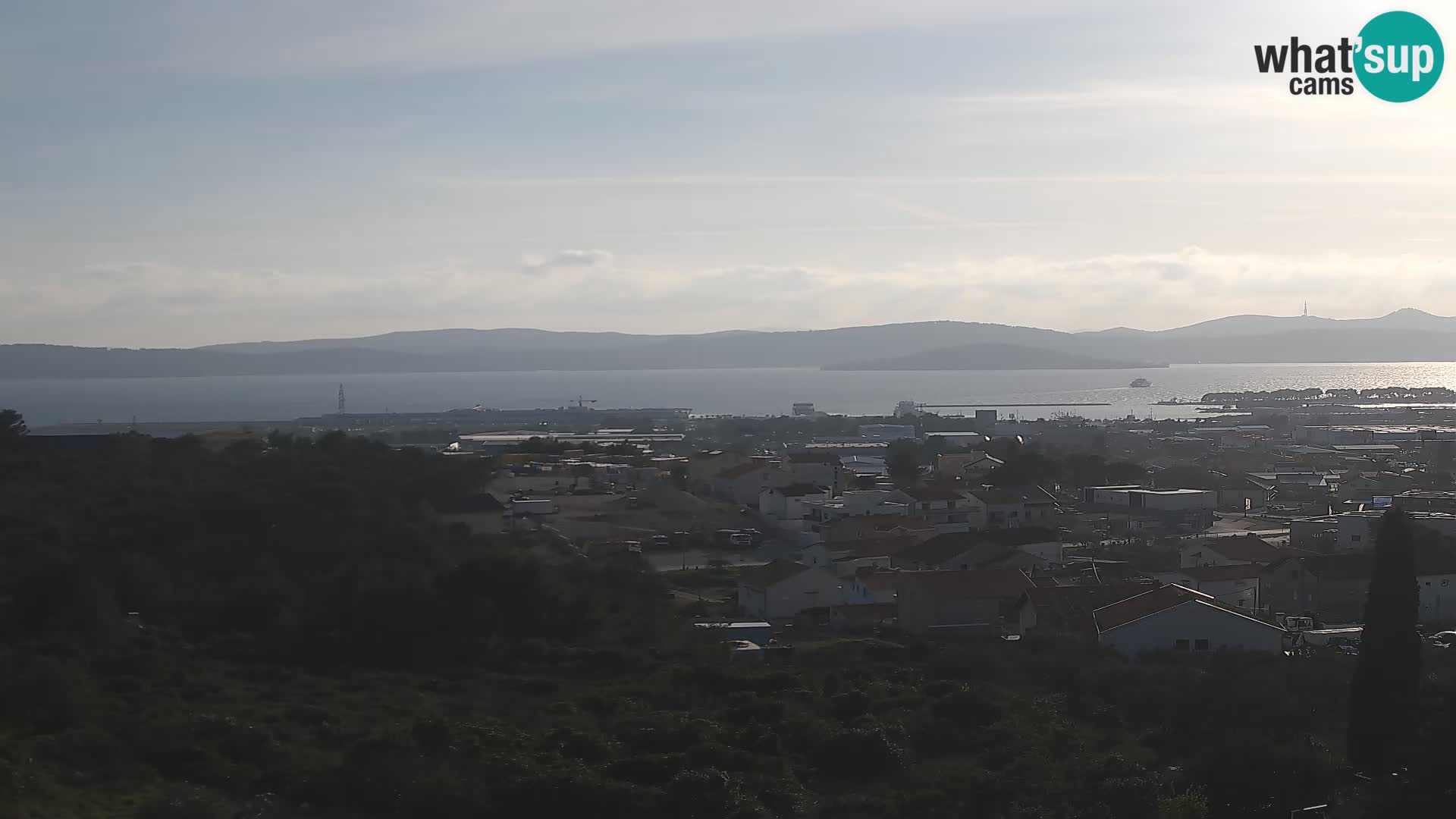 Panoramska web kamera Luke Gaženica u Zadru, Hrvatska