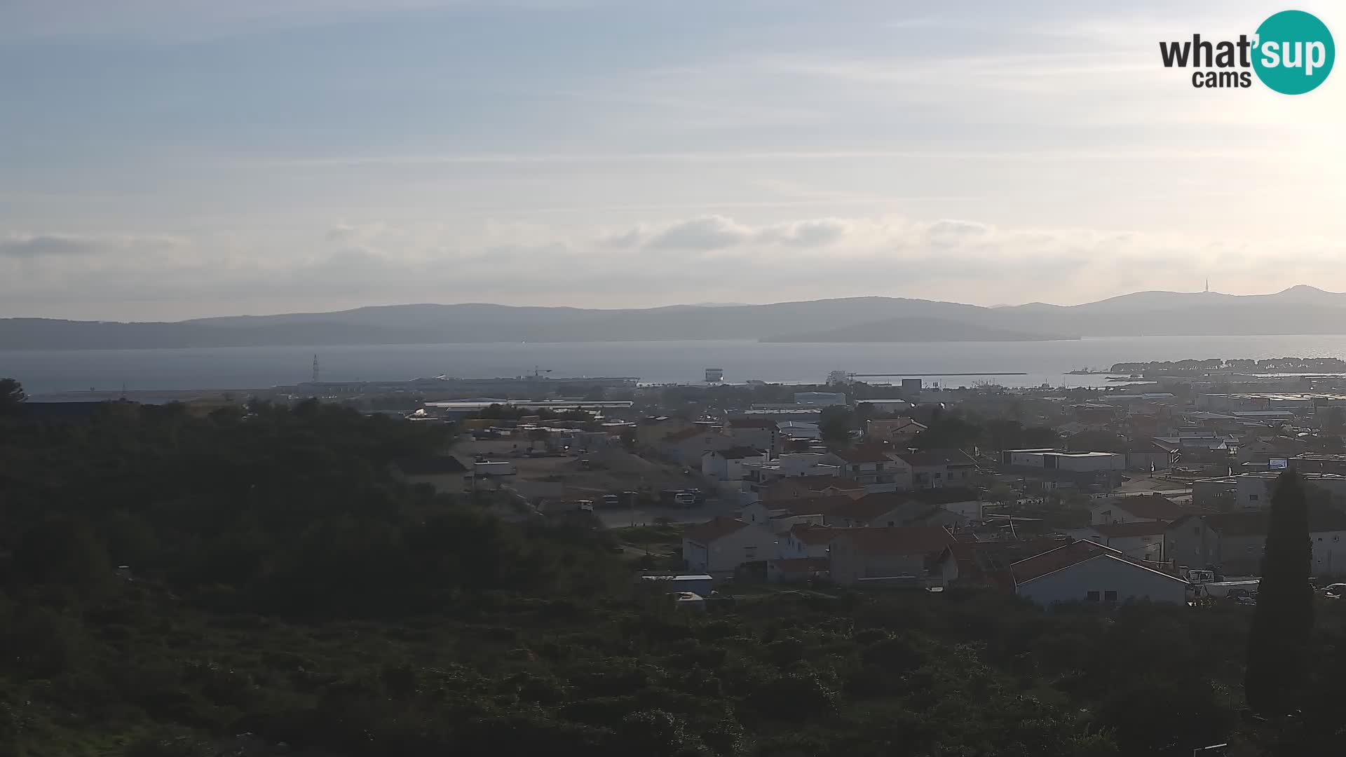 Zadar Pristanišče Gazenica s panoramsko spletno kamero, Zadar, Hrvaška